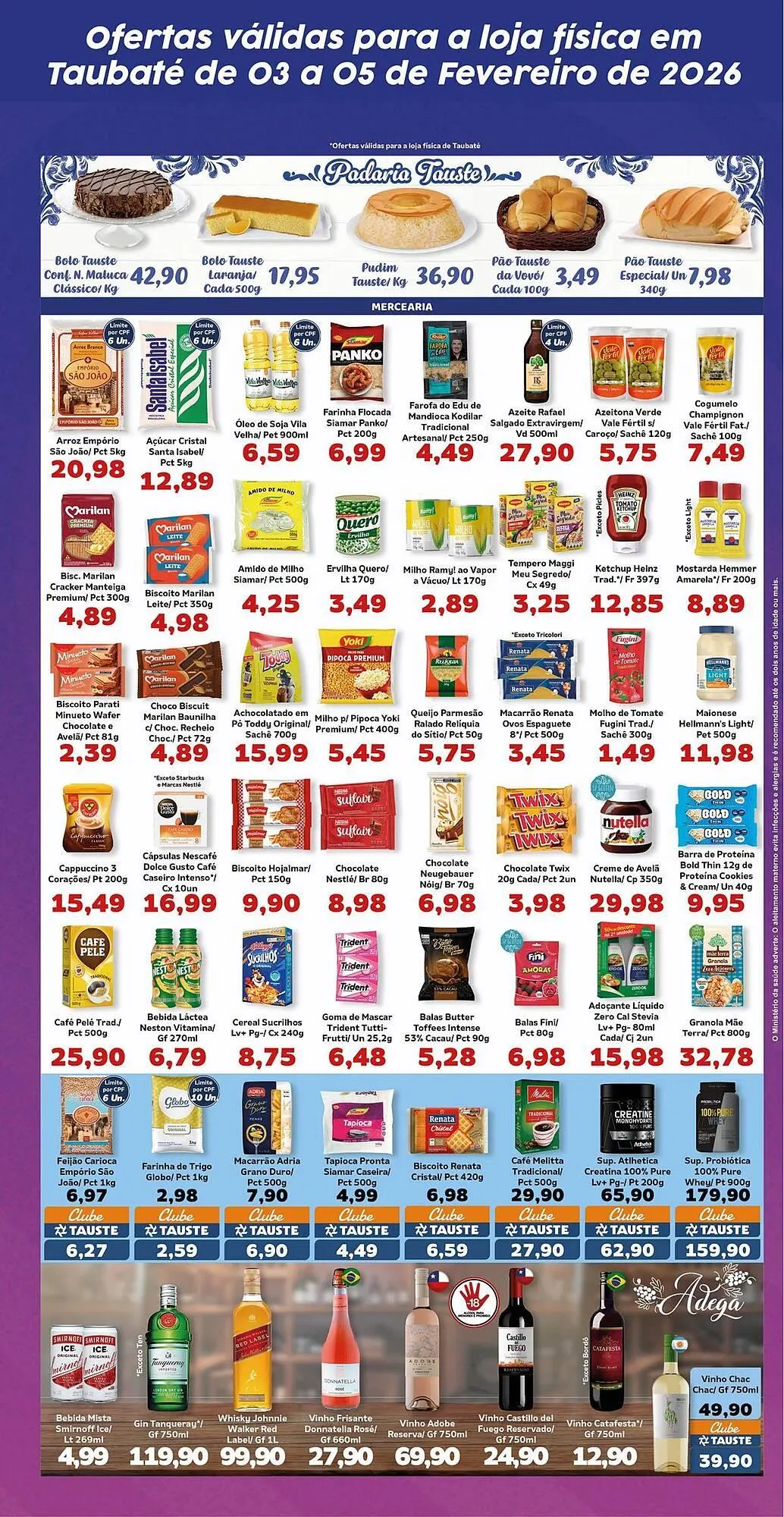 Encarte de Catálogo Supermercados Tauste 3 de fevereiro até 5 de fevereiro 2026 - Pagina 3