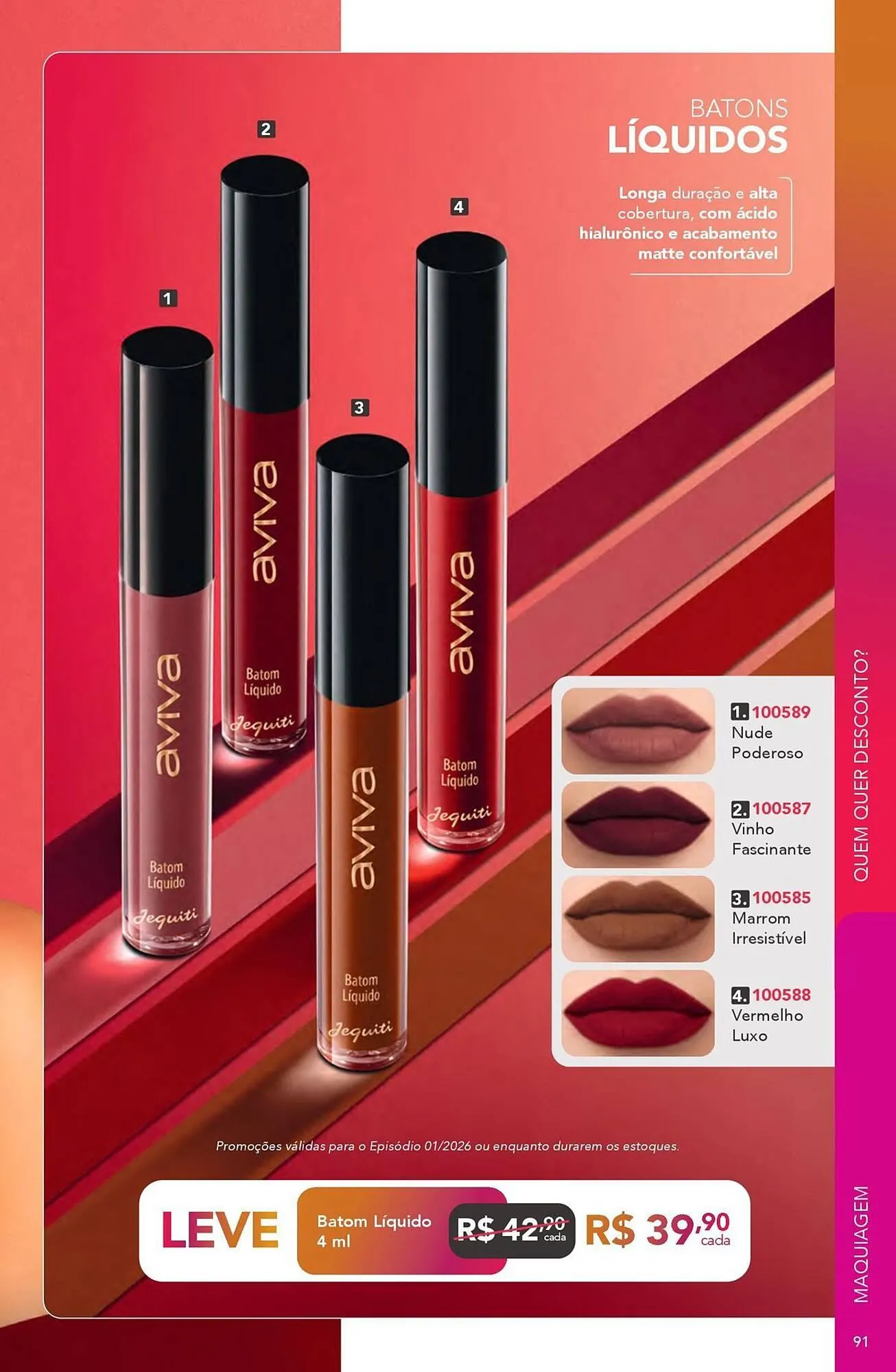 Encarte de Catálogo Jequiti 30 de dezembro até 1 de janeiro 2026 - Pagina 91