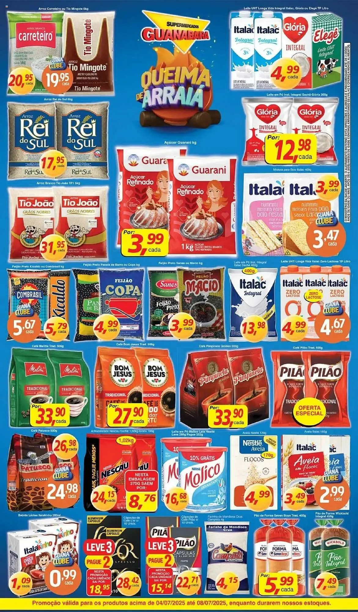Encarte de Catálogo Supermercados Guanabara 4 de julho até 9 de julho 2025 - Pagina 3