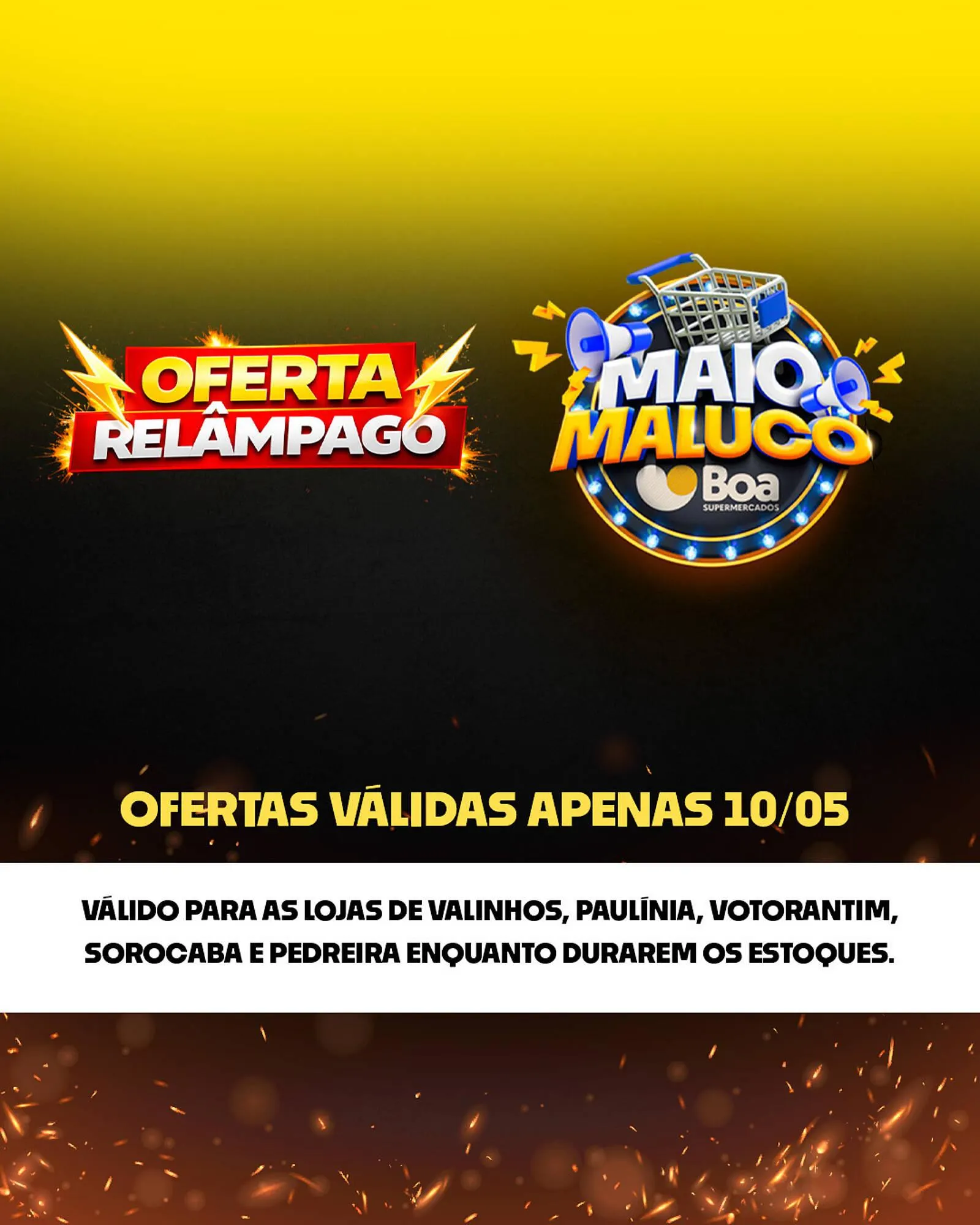 Encarte de Tabloide Boa Supermercados 10 de maio até 10 de maio 2026 - Pagina 1