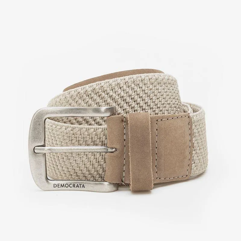 Cinto Largo Denim Taupe