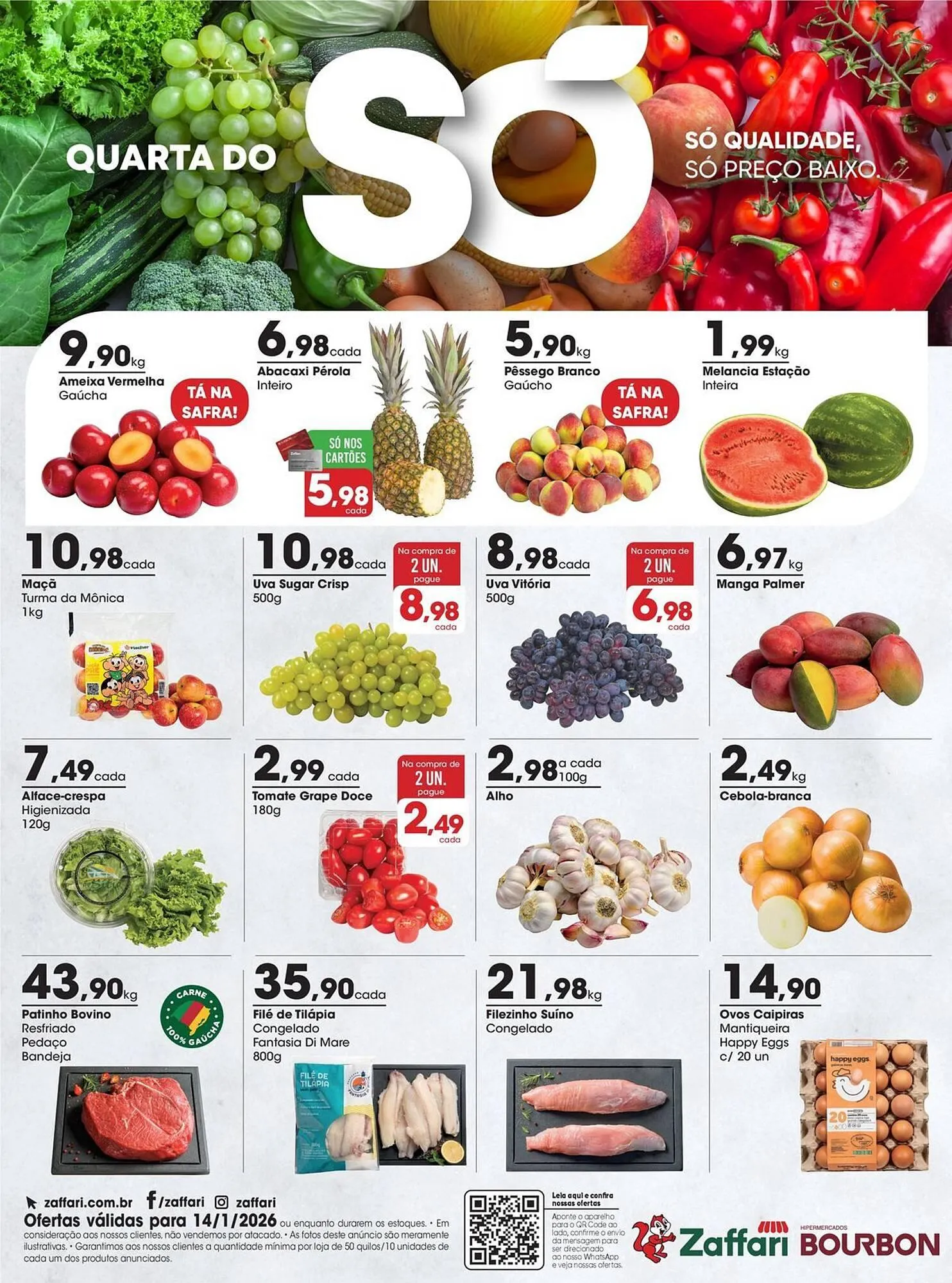 Encarte de Encarte Zaffari 14 de janeiro até 14 de janeiro 2026 - Pagina 1