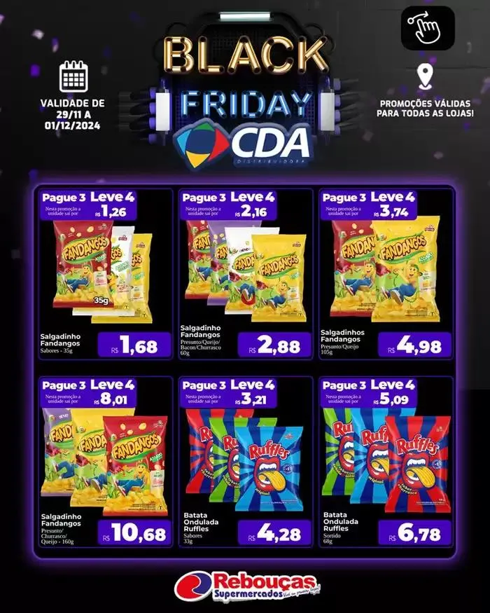 Encarte de Encarte Rebouças Supermercados 29 de novembro até 30 de novembro 2024 - Pagina 4