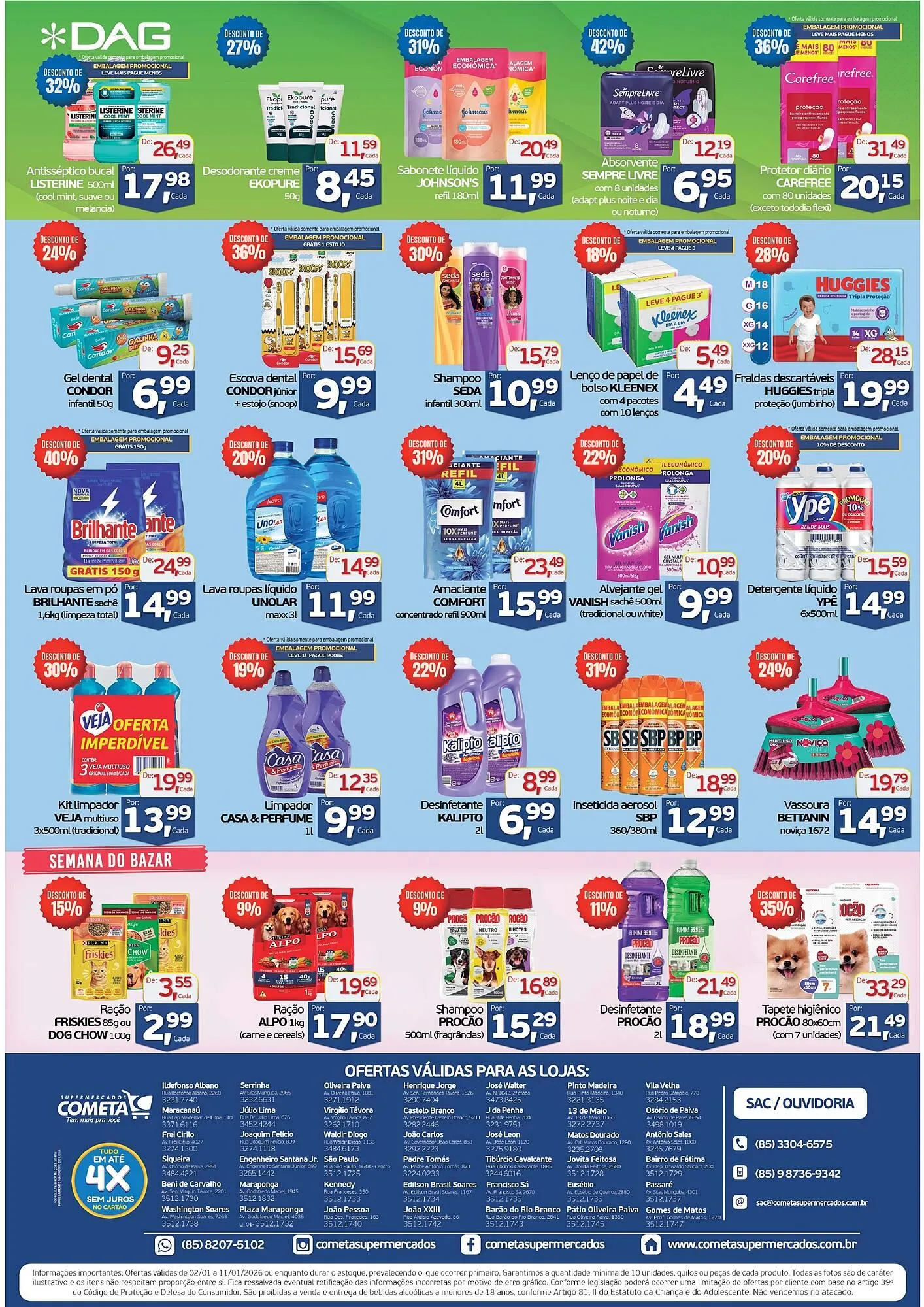 Encarte de Encarte Cometa Supermercados 2 de janeiro até 11 de janeiro 2026 - Pagina 4