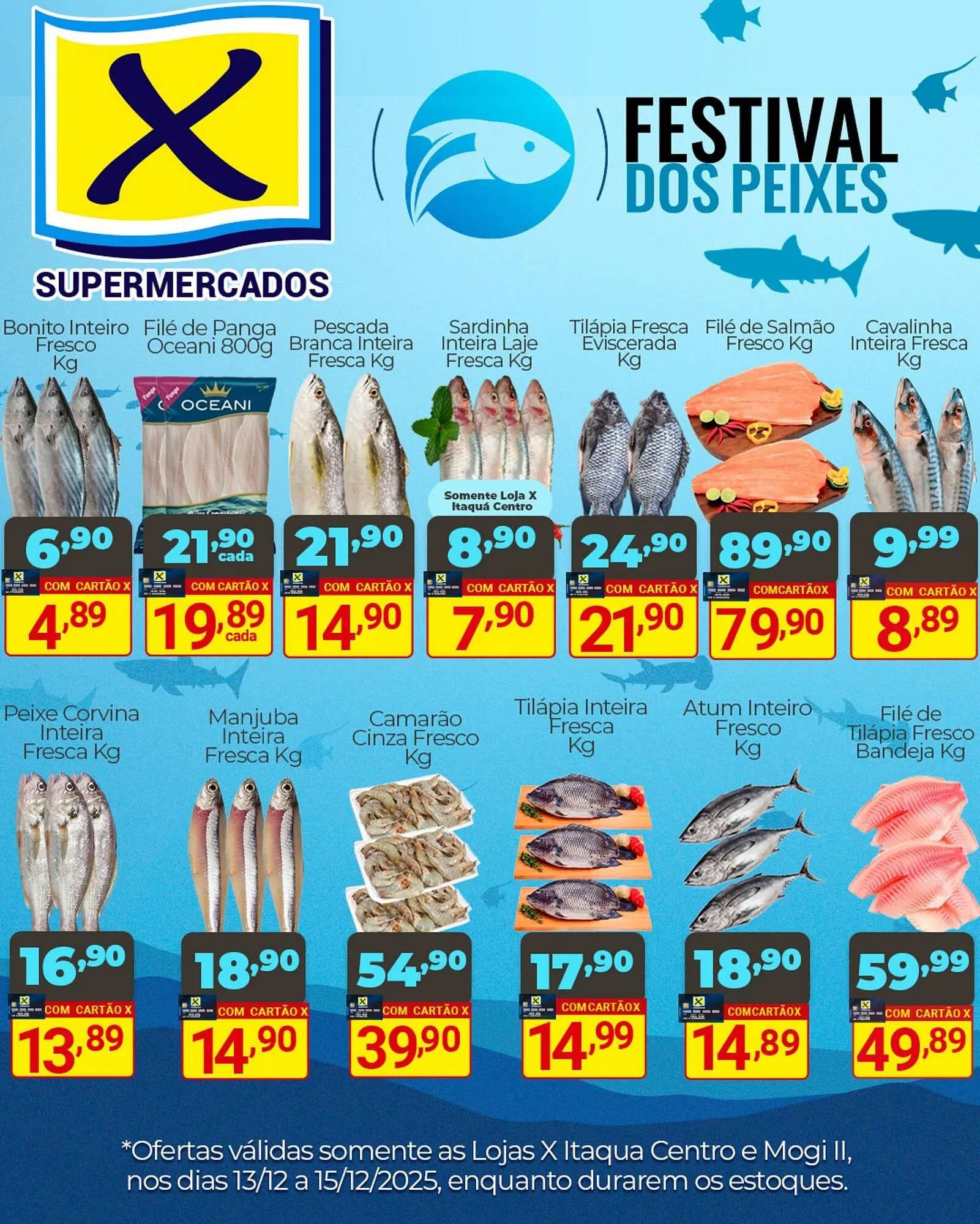 Encarte de Folheto X Supermercados 14 de dezembro até 15 de dezembro 2025 - Pagina 1