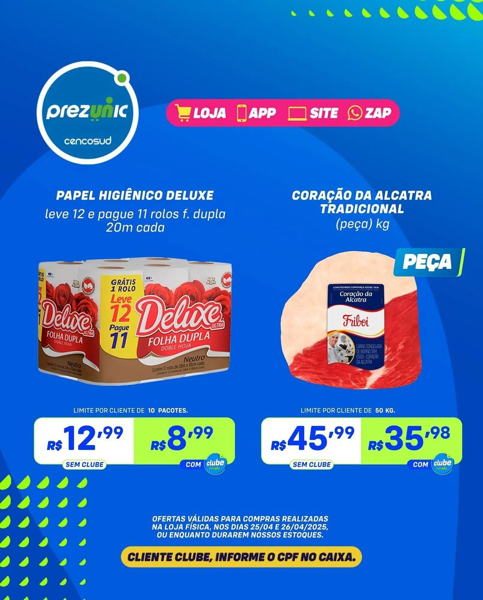 Encarte de Catálogo Prezunic 25 de abril até 26 de abril 2025 - Pagina 6