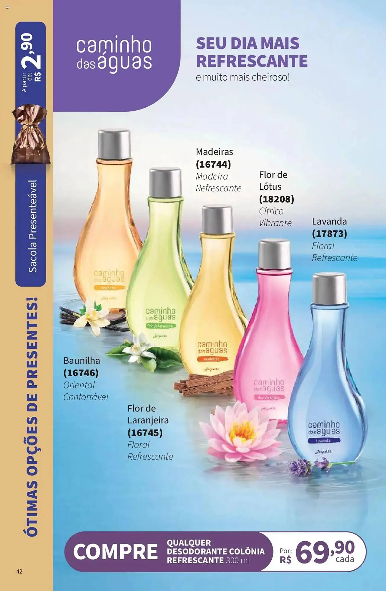 Encarte de Catálogo Jequiti 19 de junho até 17 de julho 2025 - Pagina 42