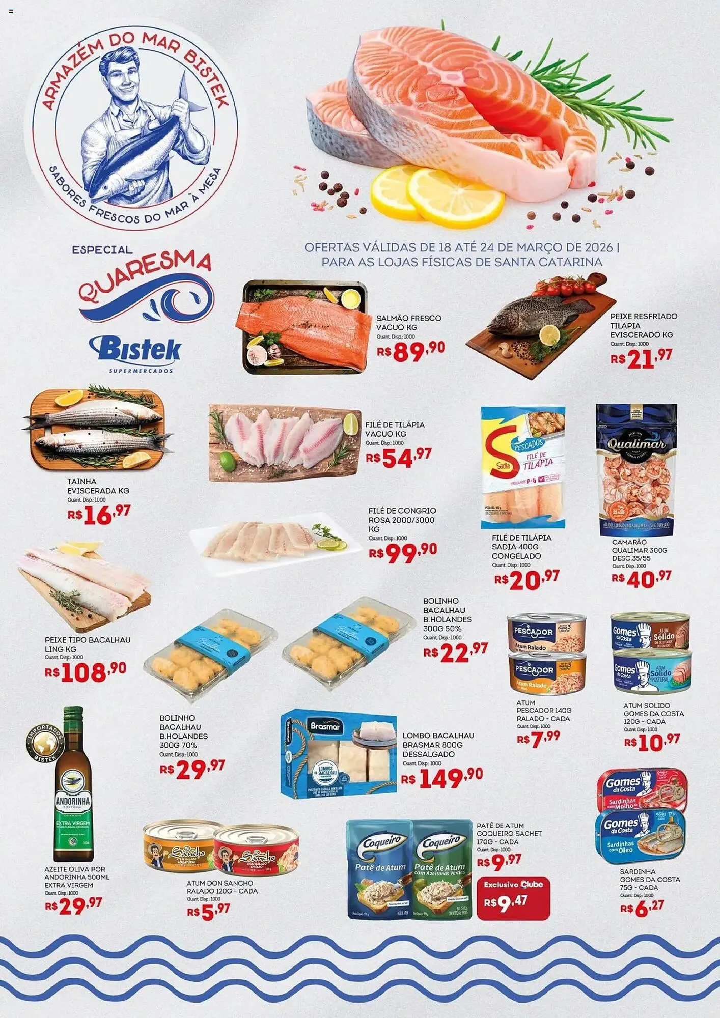 Encarte de Encarte Bistek Supermercados 18 de março até 25 de março 2026 - Pagina 1