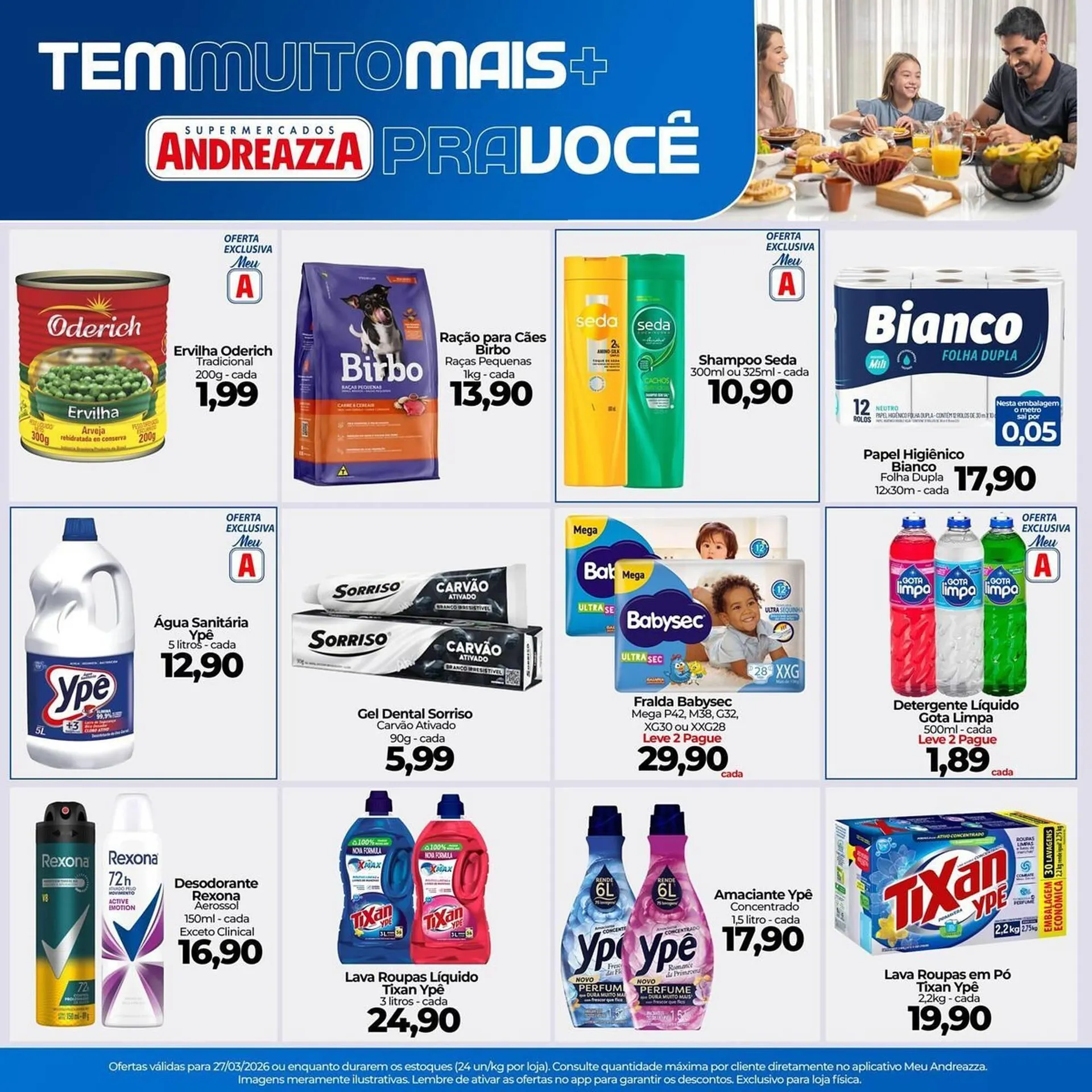 Encarte de Catálogo Supermercados Andreazza 27 de março até 27 de março 2026 - Pagina 2