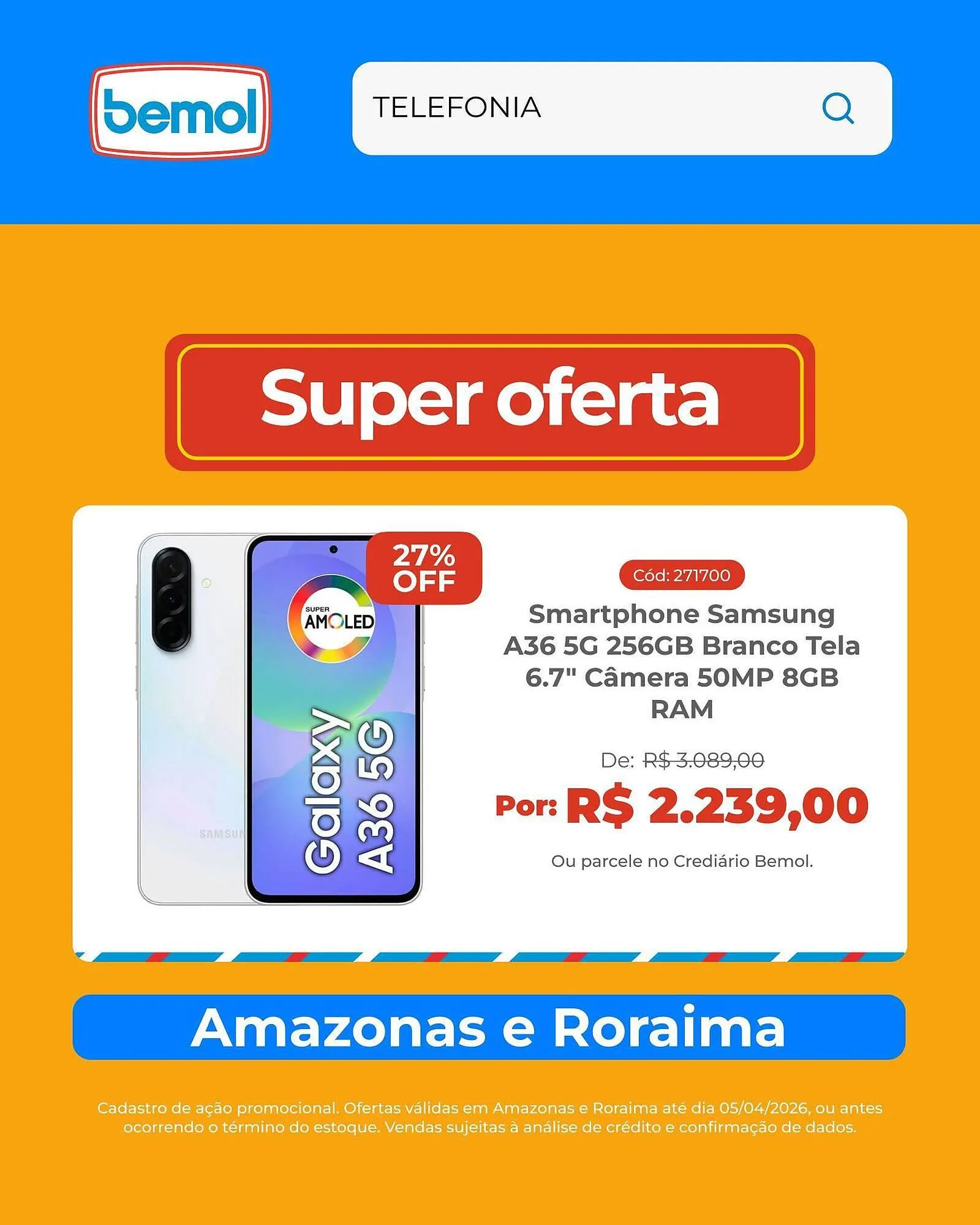 Encarte de Encarte Bemol 5 de abril até 5 de abril 2026 - Pagina 3