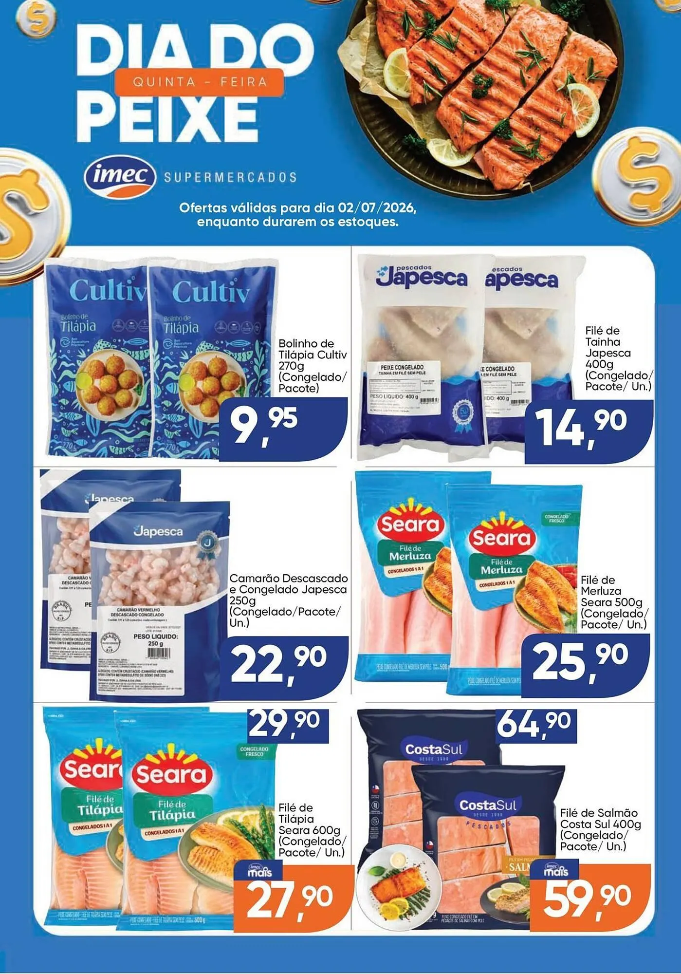 Encarte de Catálogo Imec Supermercados 2 de julho até 3 de julho 2026 - Pagina 1