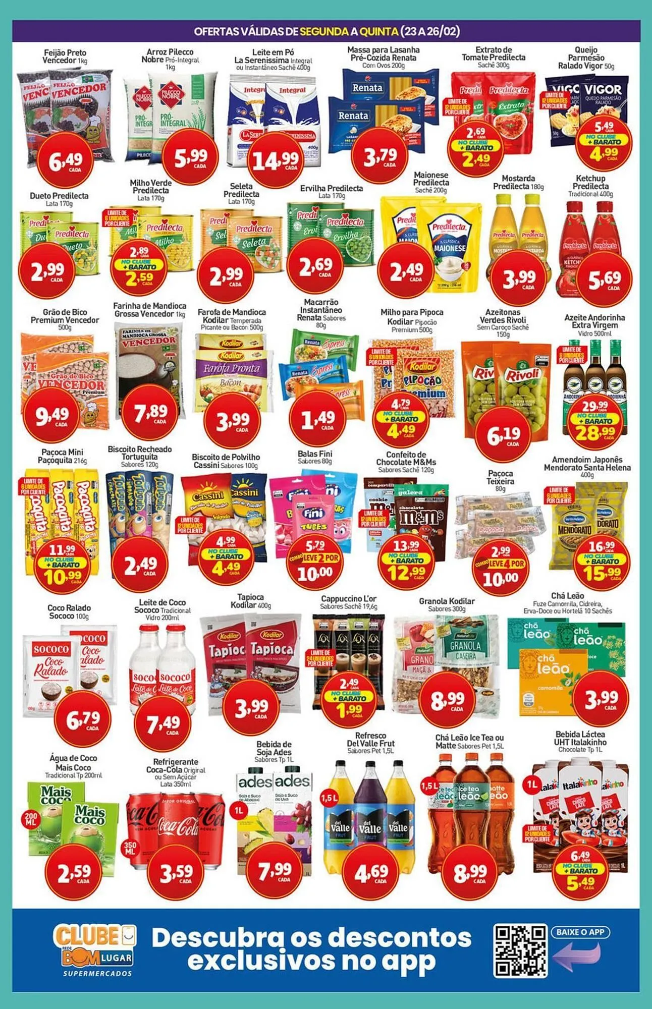 Encarte de Folheto Rede Bom Lugar 23 de fevereiro até 26 de fevereiro 2026 - Pagina 2