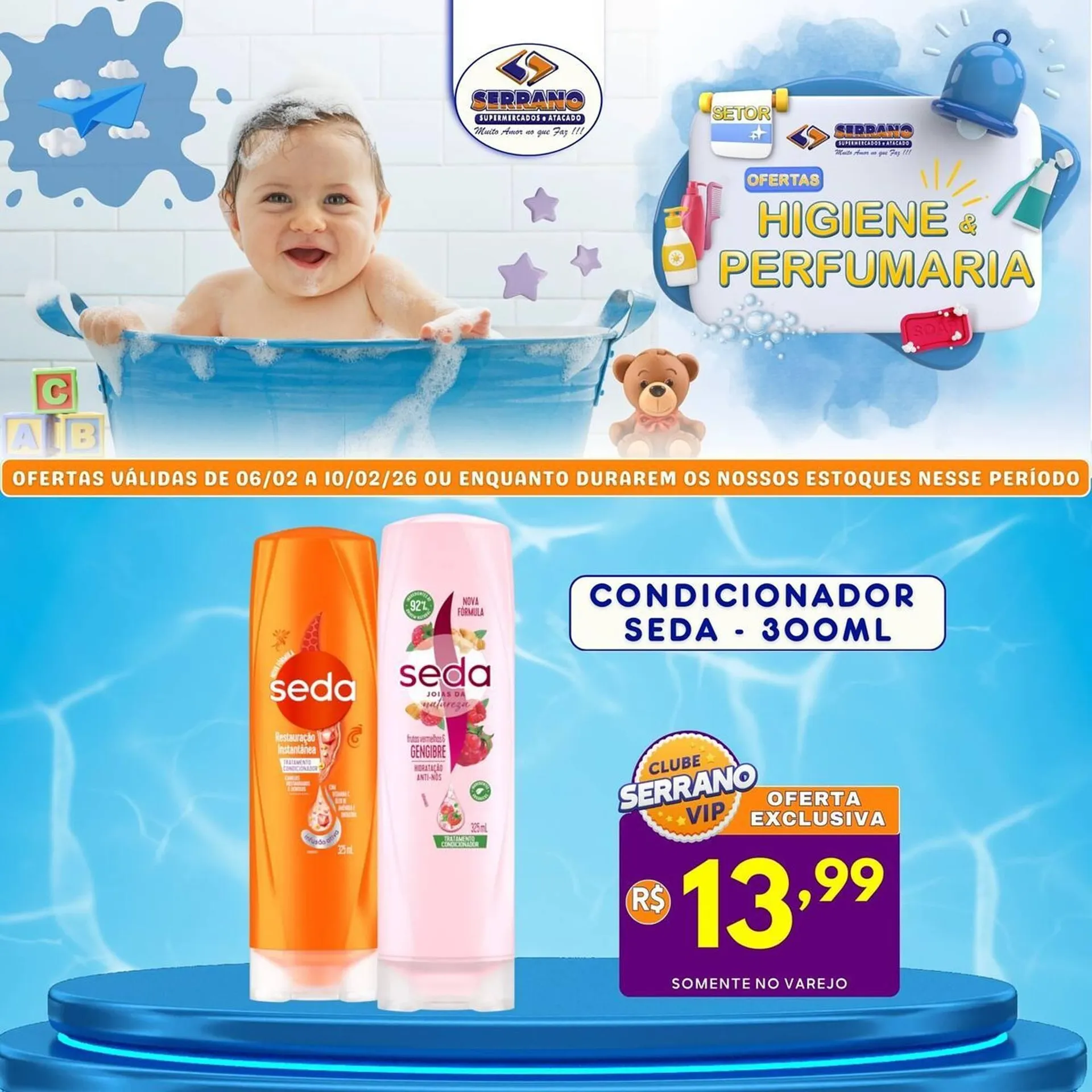 Encarte de Catálogo Serrano Supermercado 6 de fevereiro até 10 de fevereiro 2026 - Pagina 9