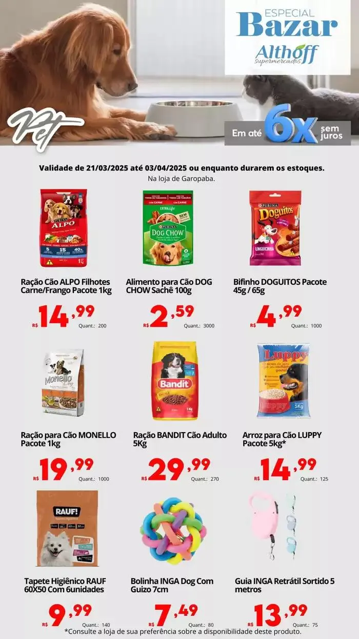Encarte de Encarte Bazar - F10. 21 de março até 3 de abril 2025 - Pagina 6