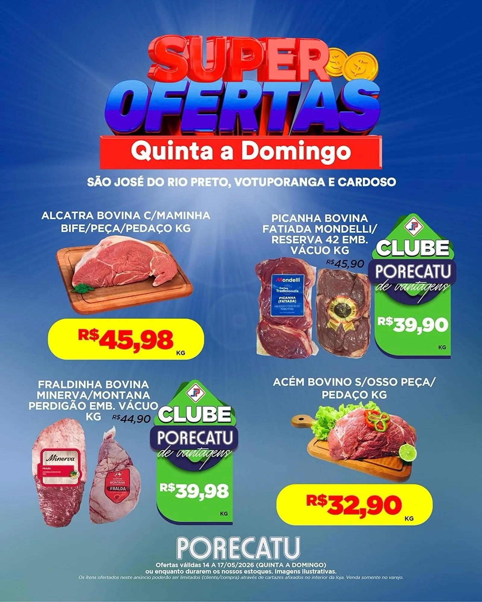 Encarte de Catálogo Supermercado Porecatu 14 de maio até 17 de maio 2026 - Pagina 8