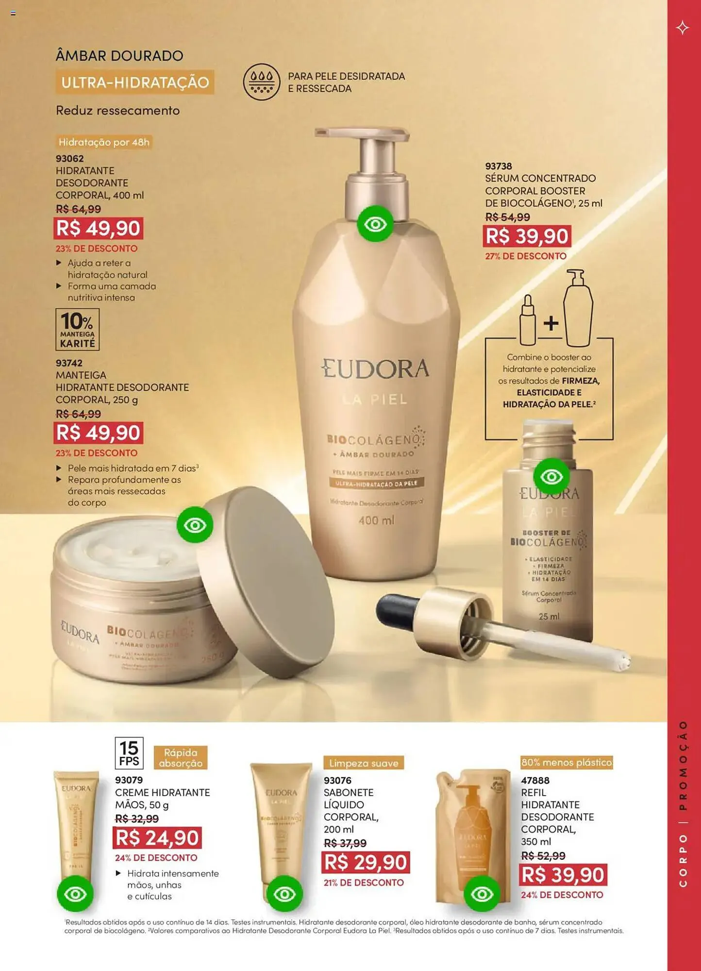 Encarte de Catálogo Eudora 25 de junho até 17 de julho 2025 - Pagina 93