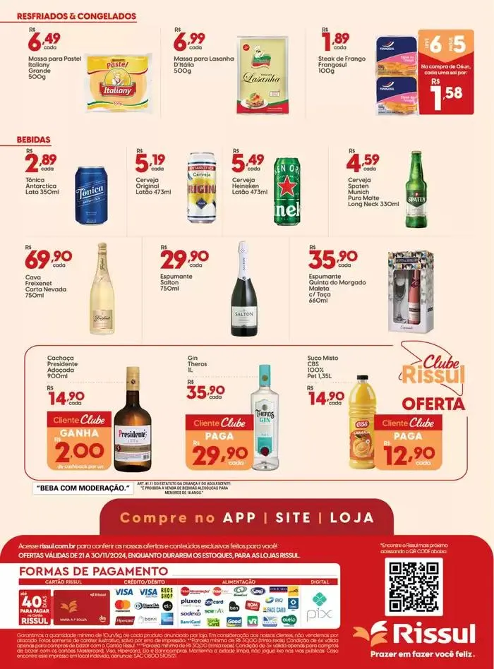 Encarte de Folheto Supper Rissul 22 de novembro até 30 de novembro 2024 - Pagina 8