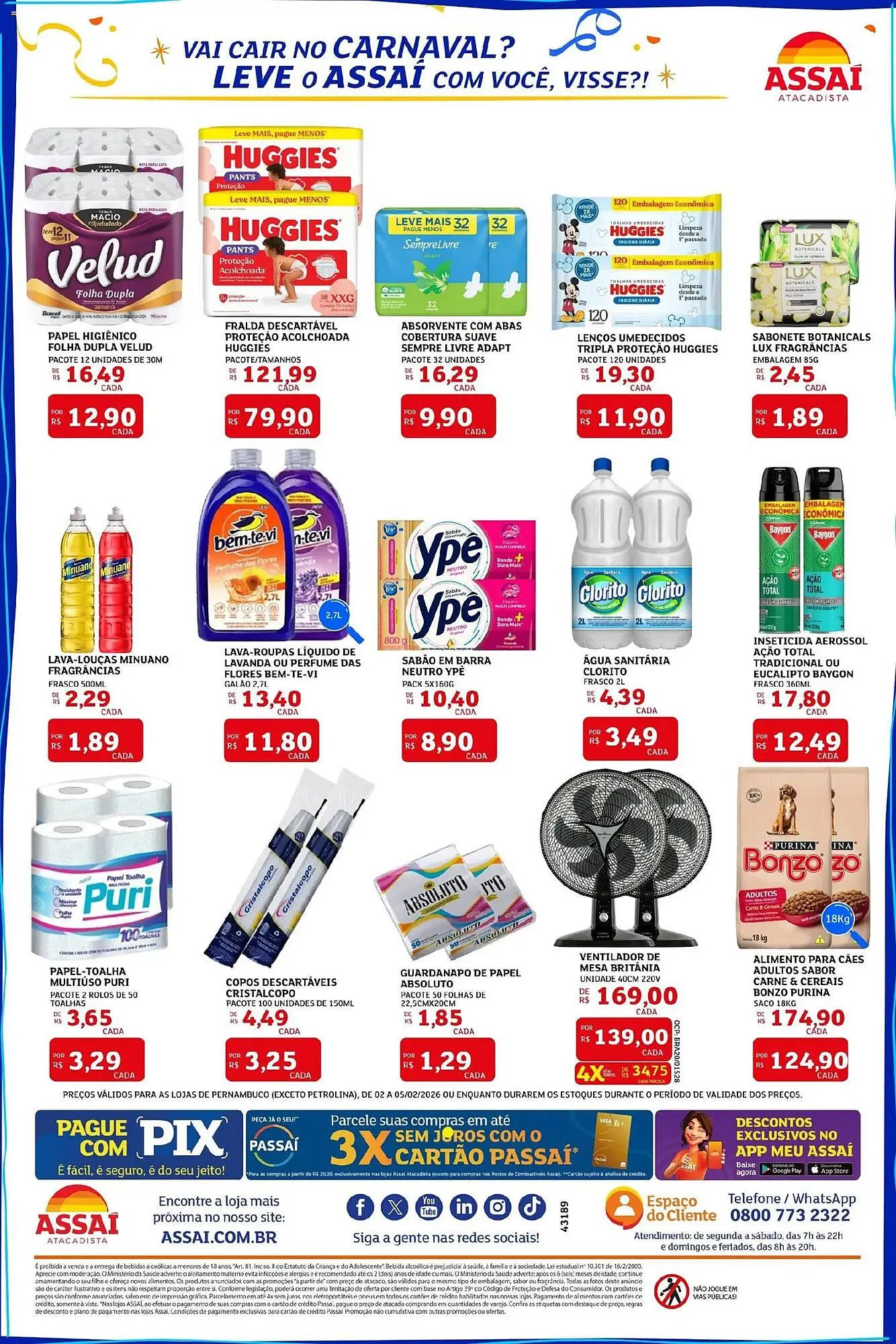 Encarte de Encarte Assaí Atacadista 2 de fevereiro até 5 de fevereiro 2026 - Pagina 4