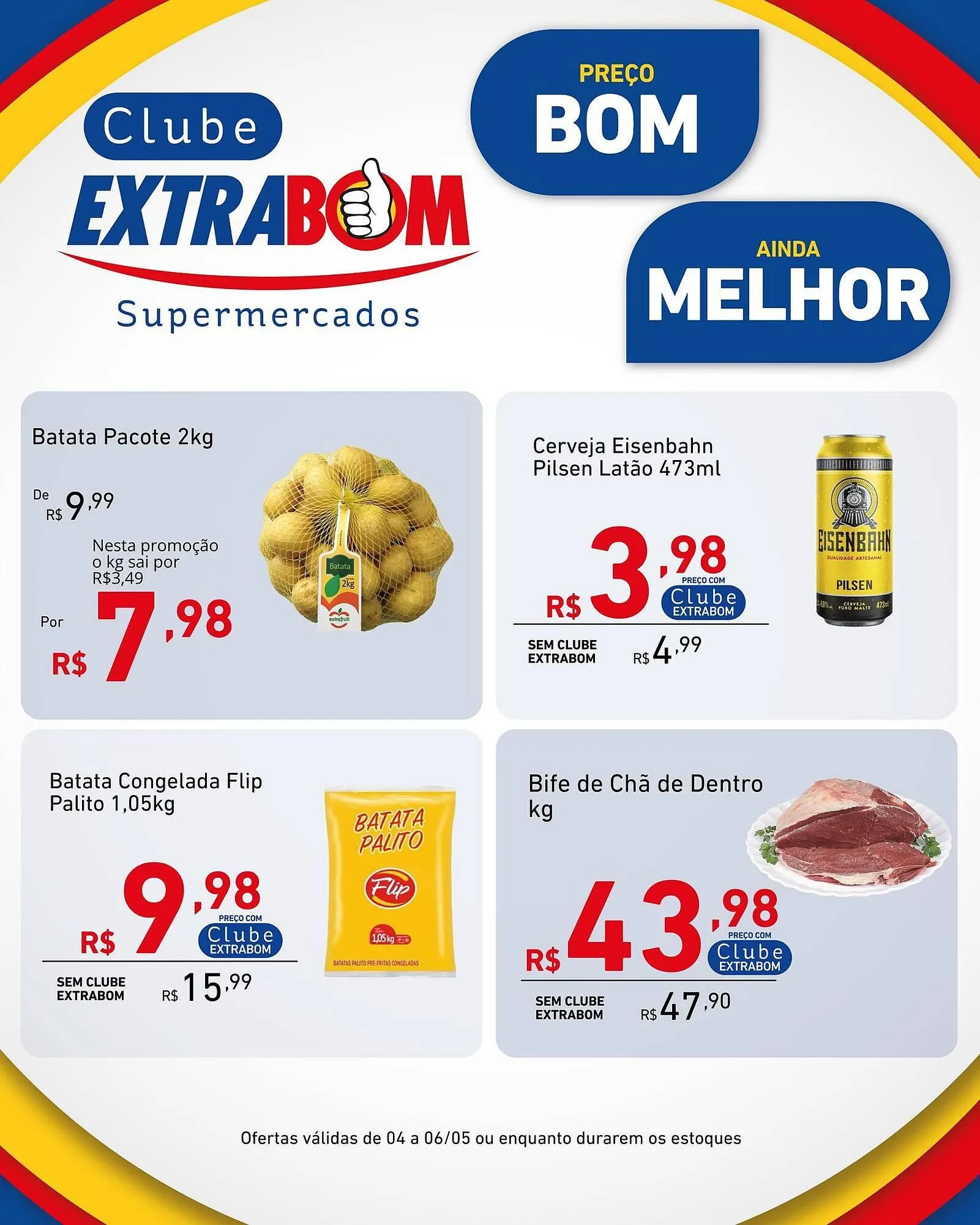Encarte de Catálogo Extrabom Supermercados 4 de maio até 6 de maio 2026 - Pagina 2