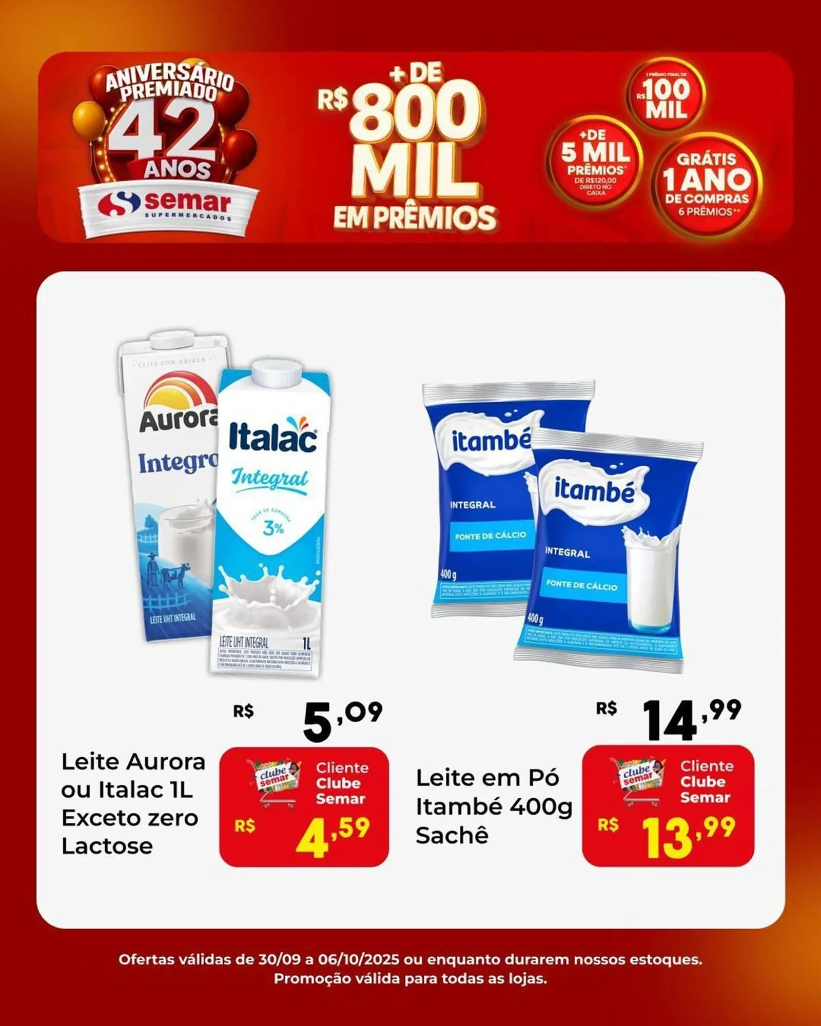 Encarte de Folheto Semar Supermercado 30 de setembro até 6 de outubro 2025 - Pagina 5