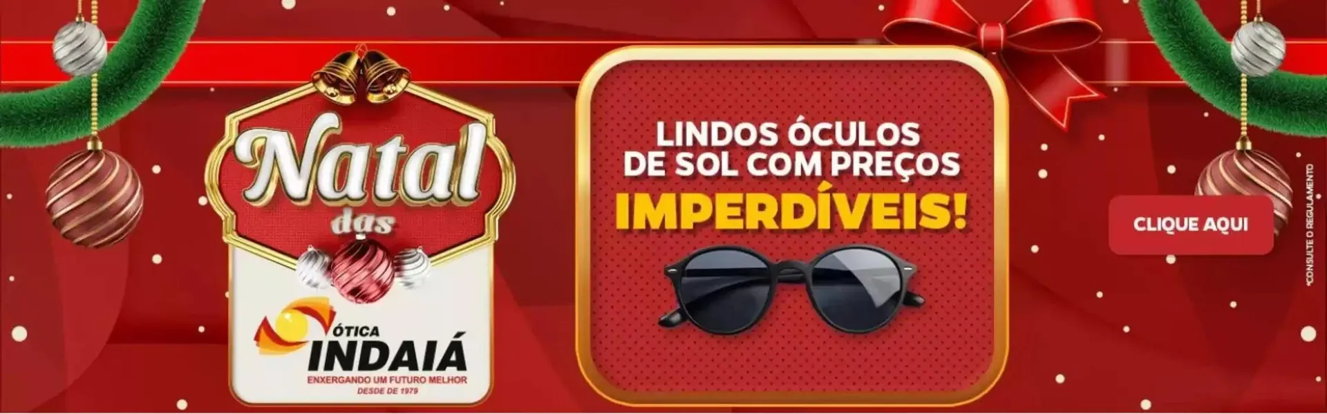 Ótica Indaiá natal! - 1