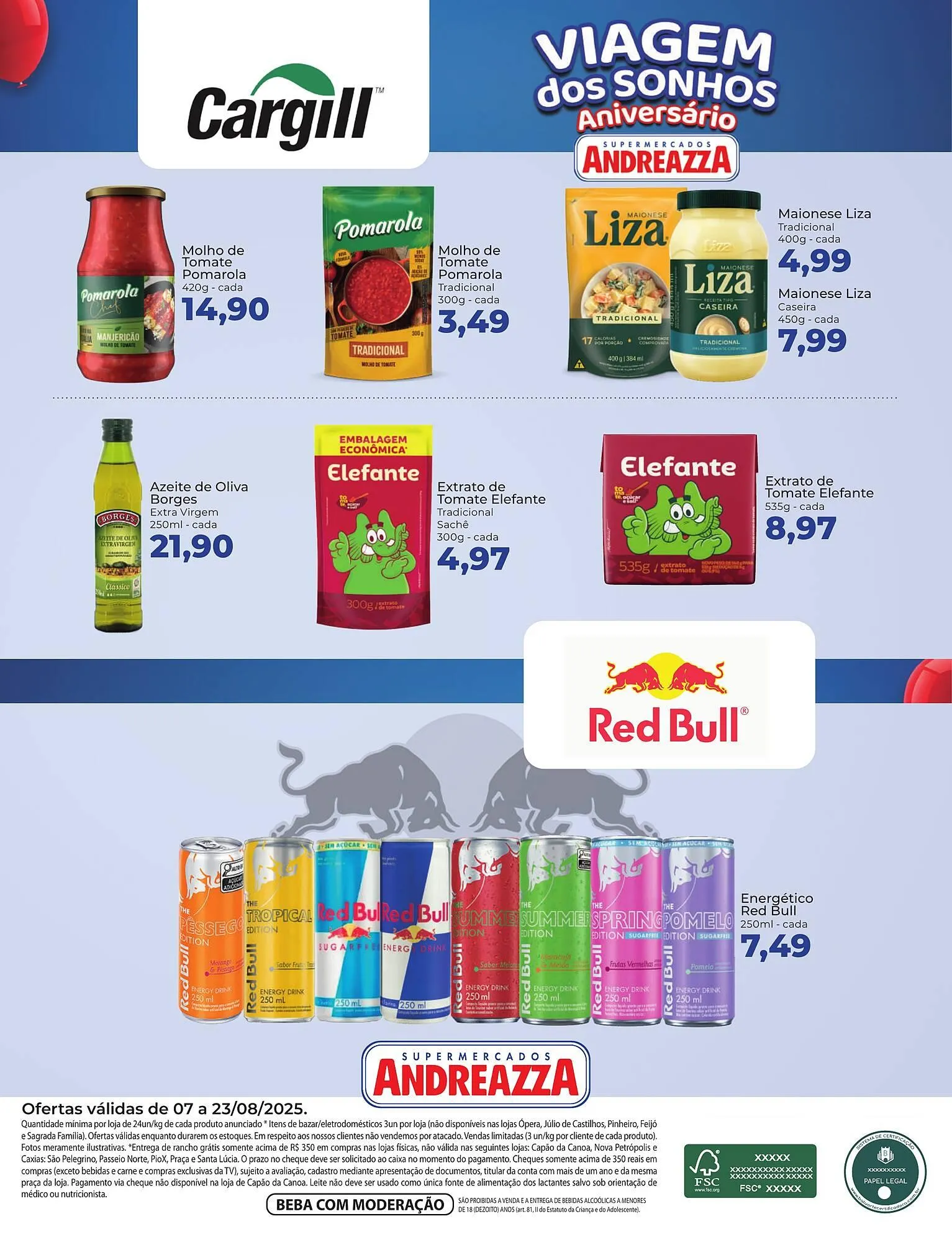 Encarte de Catálogo Supermercados Andreazza 14 de agosto até 23 de agosto 2025 - Pagina 24