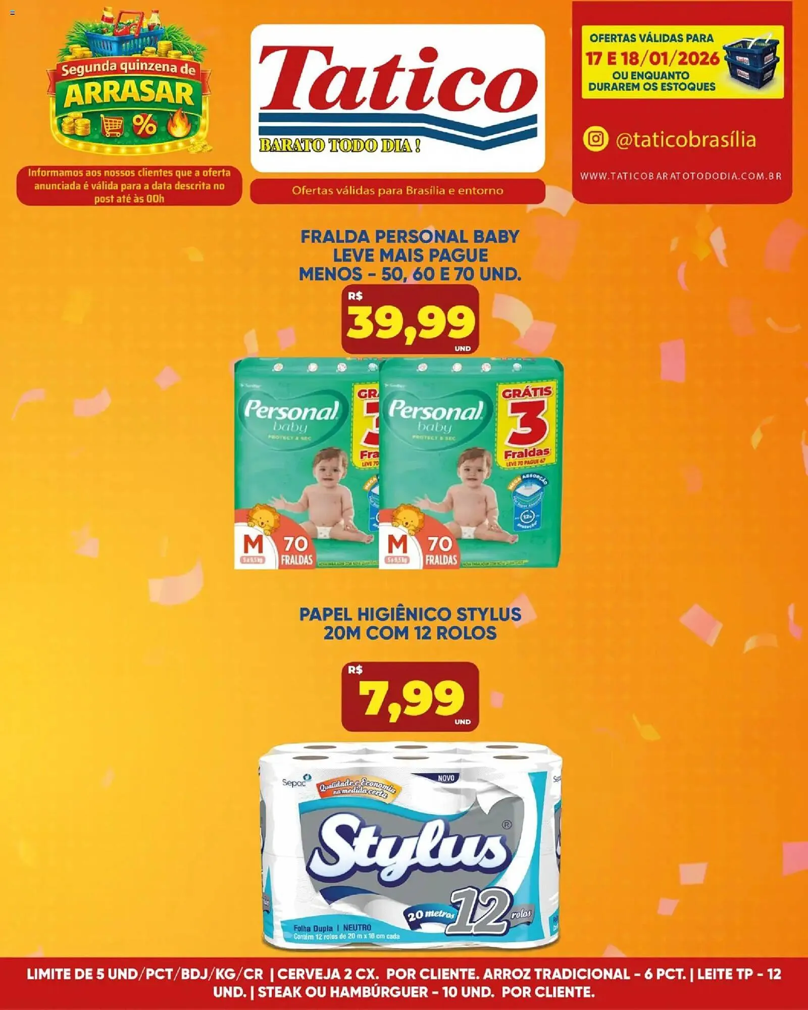 Encarte de Tabloide Tatico 17 de janeiro até 18 de janeiro 2026 - Pagina 15