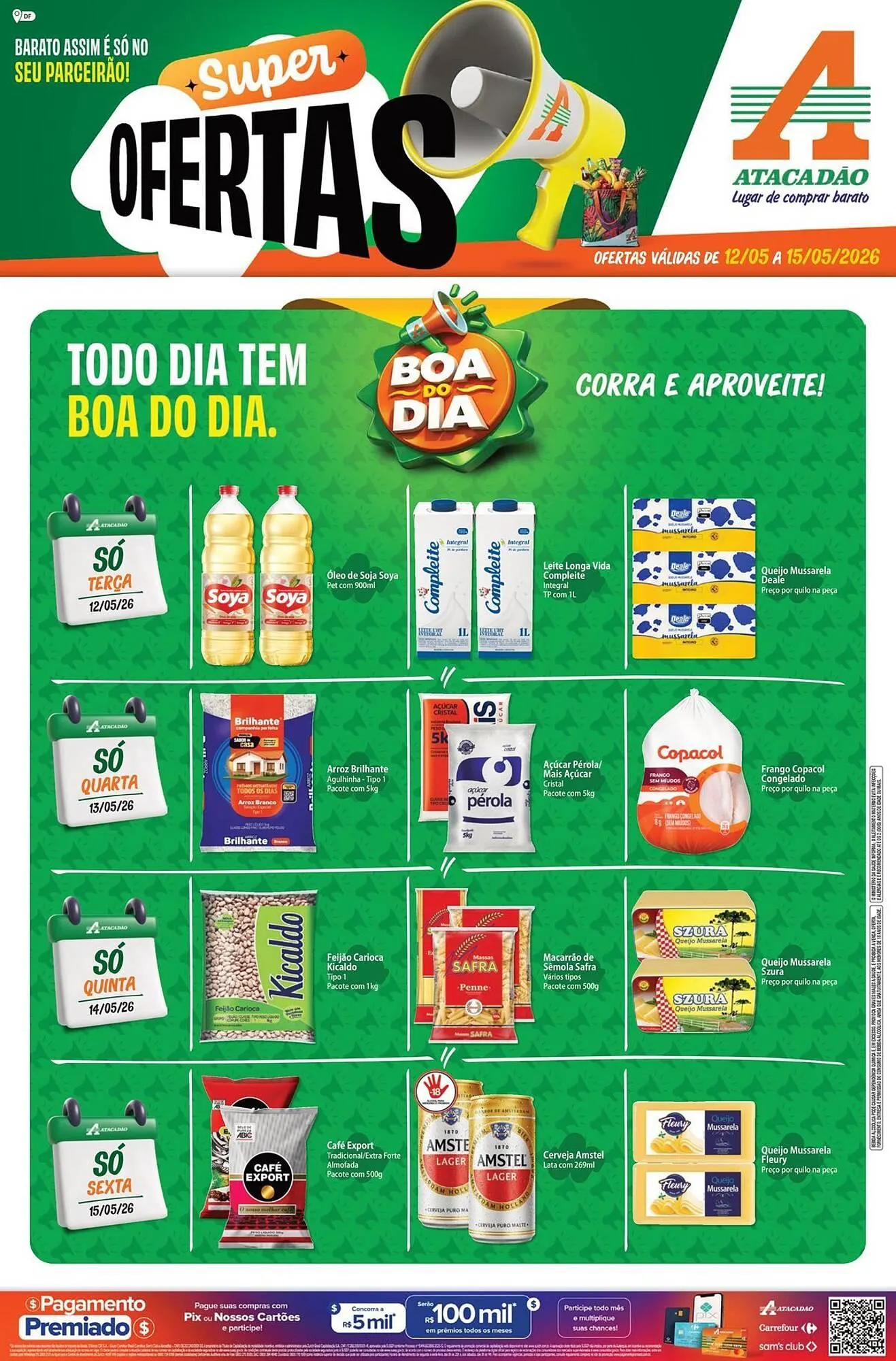 Encarte de Folheto Atacadão 13 de maio até 15 de maio 2026 - Pagina 1