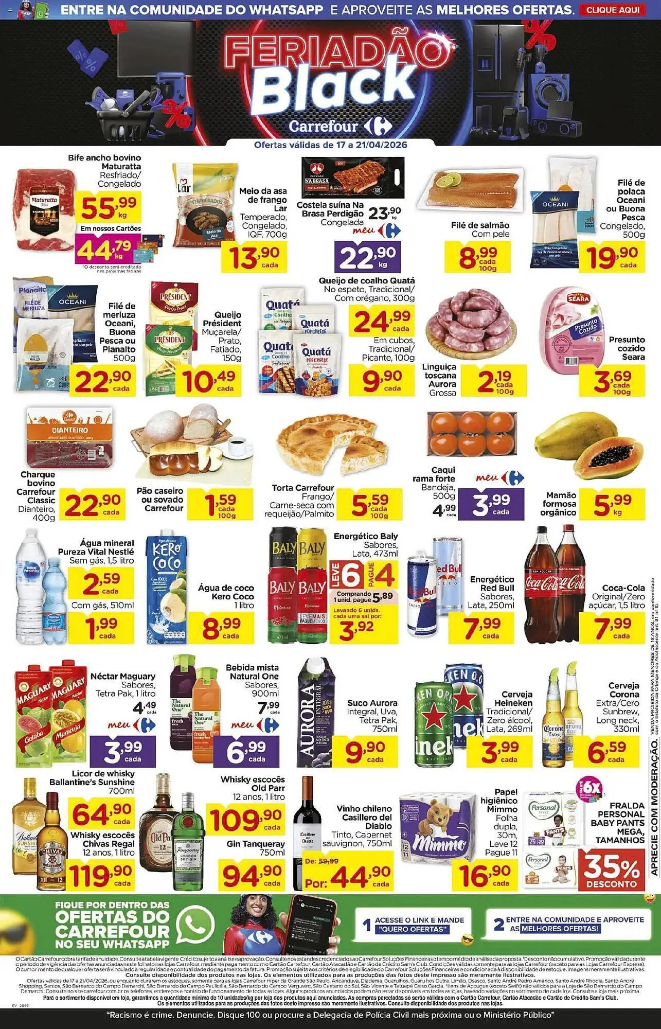 Encarte de Folheto Carrefour 17 de abril até 21 de abril 2026 - Pagina 2