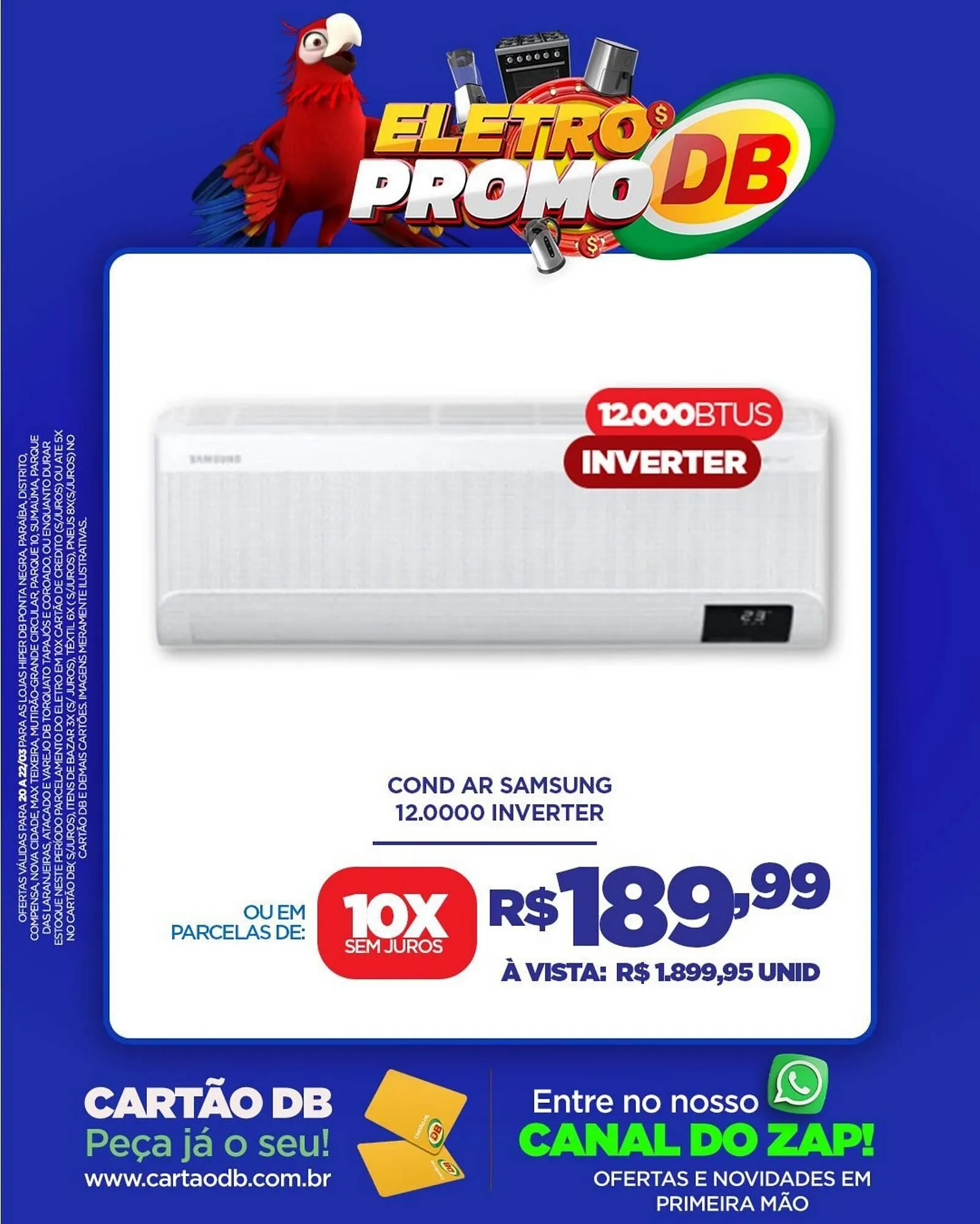 Encarte de Catálogo DB Supermercados 20 de março até 22 de março 2026 - Pagina 1