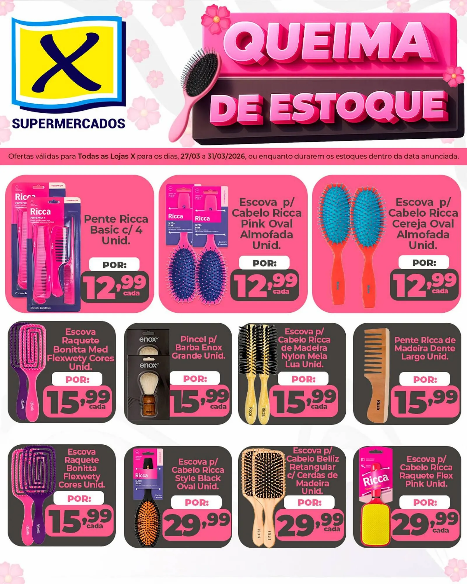 Encarte de Folheto X Supermercados 27 de março até 31 de março 2026 - Pagina 3
