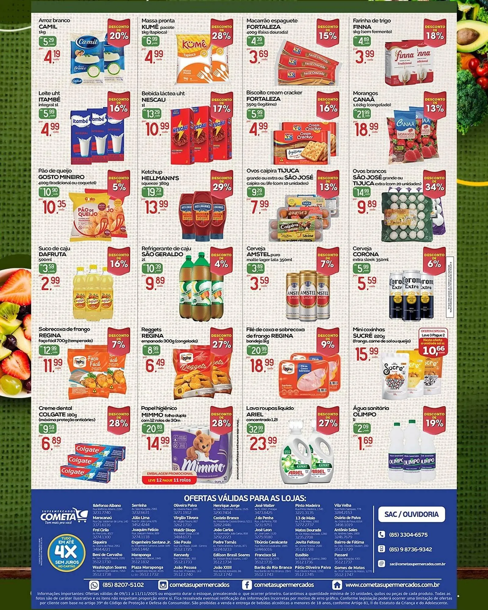 Encarte de Encarte Cometa Supermercados 9 de novembro até 11 de novembro 2025 - Pagina 3