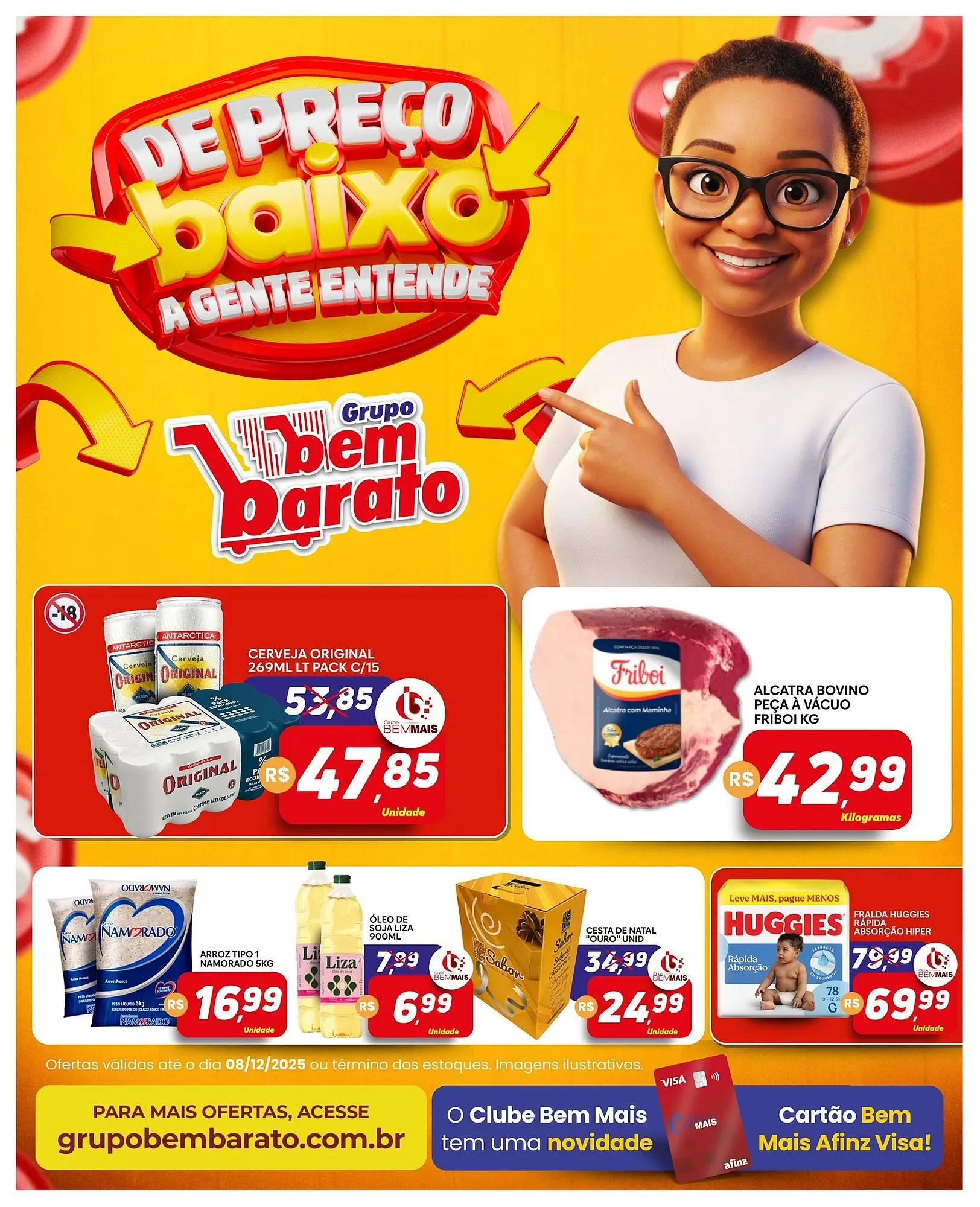 Encarte de Catálogo Supermercado Bem Barato 2 de dezembro até 8 de dezembro 2025 - Pagina 1