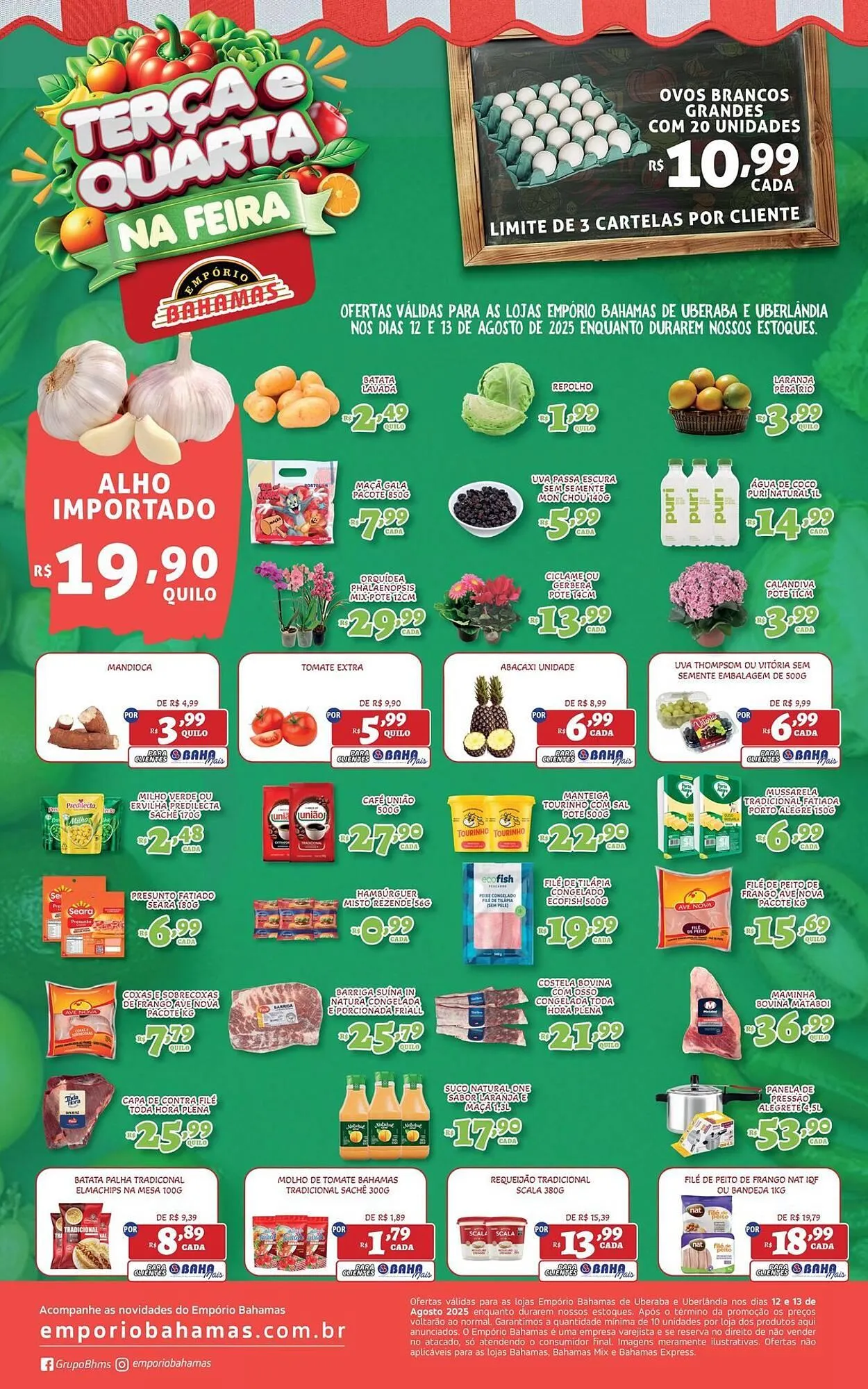 Encarte de Catálogo Empório Bahamas 12 de agosto até 13 de agosto 2025 - Pagina 1