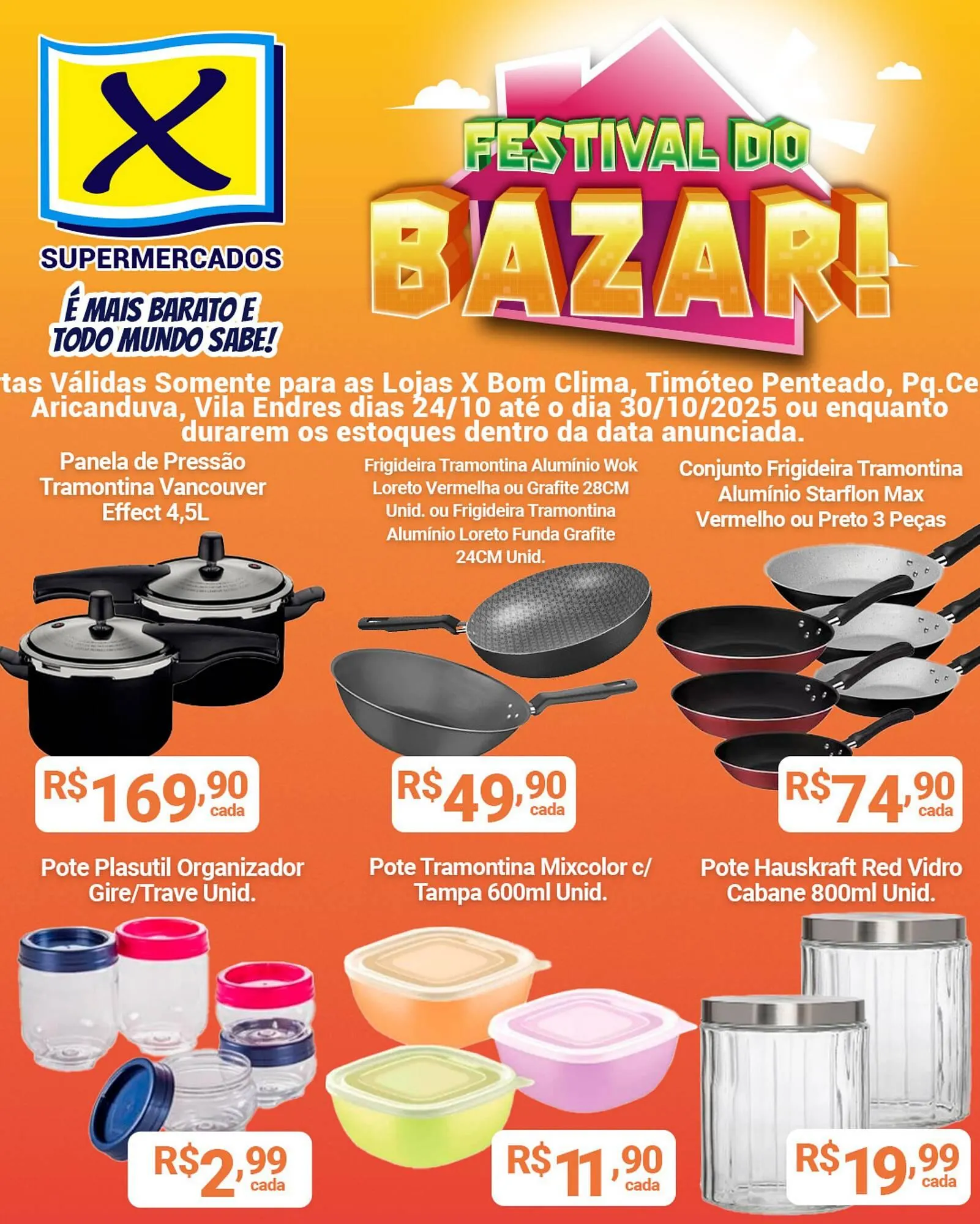 Folheto X Supermercados - 1