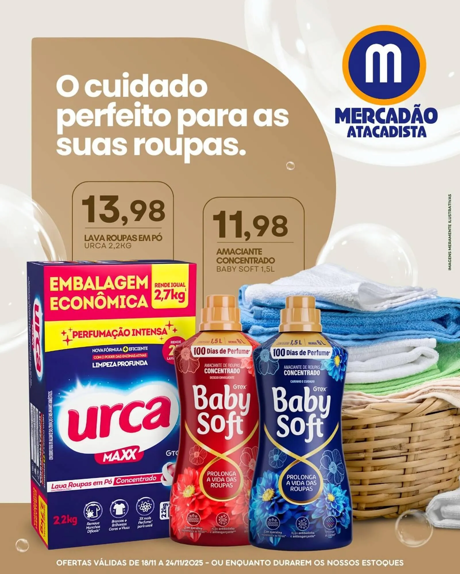 Encarte de Folheto Mercadão Atacadista 18 de novembro até 24 de novembro 2025 - Pagina 1