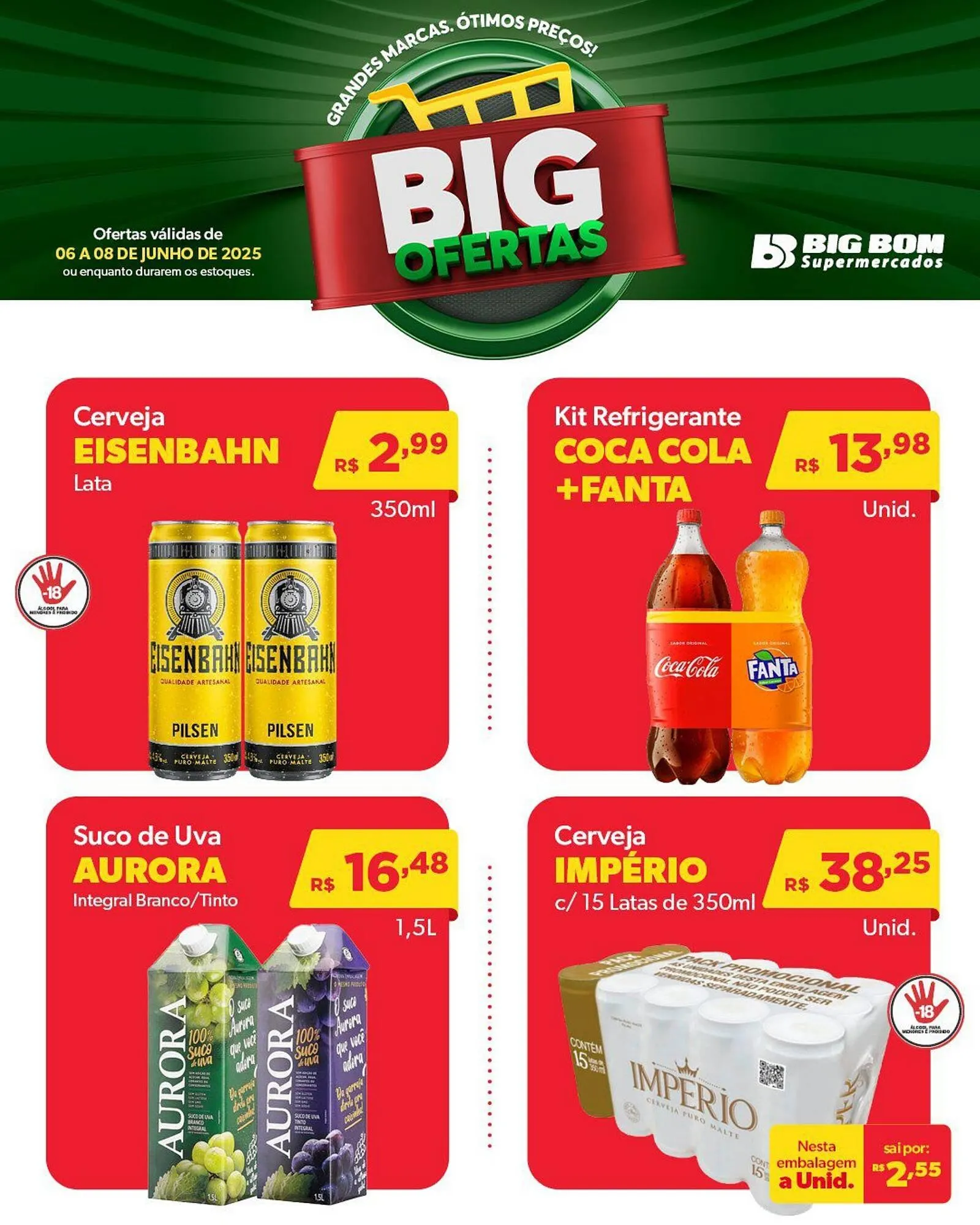 Encarte de Catálogo Big Bom Supermercados 6 de junho até 8 de junho 2025 - Pagina 6