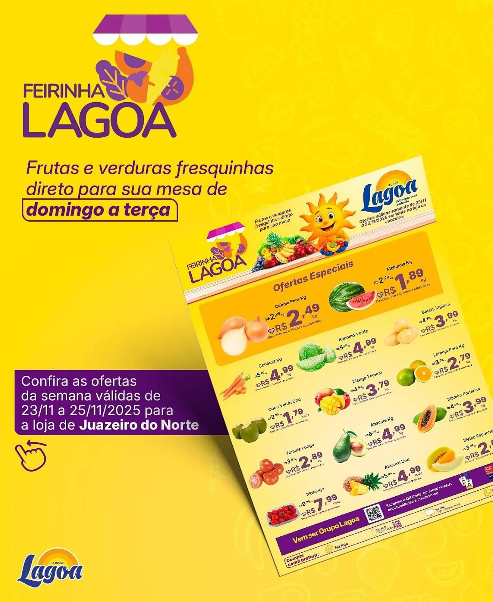 Encarte de Encarte Super Lagoa 23 de novembro até 25 de novembro 2025 - Pagina 1