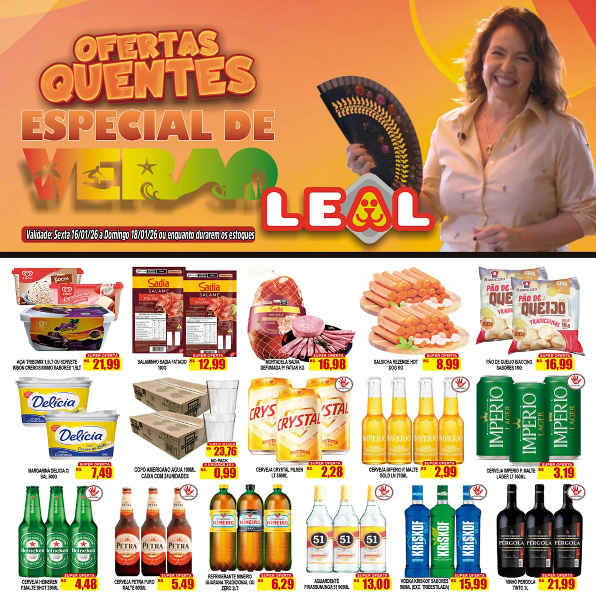 Encarte de Folheto Supermercado leal 16 de janeiro até 18 de janeiro 2026 - Pagina 3