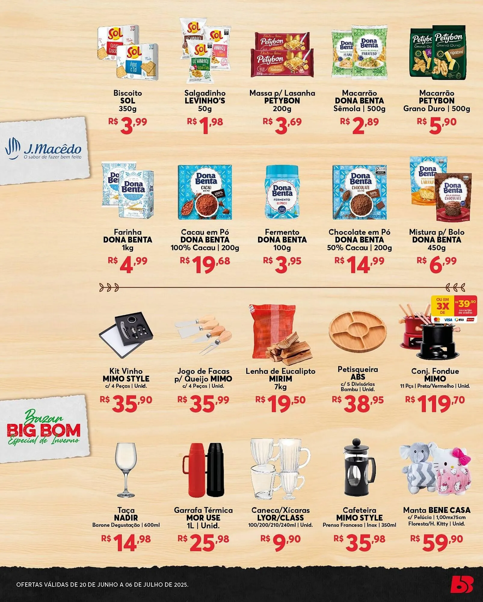 Encarte de Catálogo Big Bom Supermercados 20 de junho até 6 de julho 2025 - Pagina 3