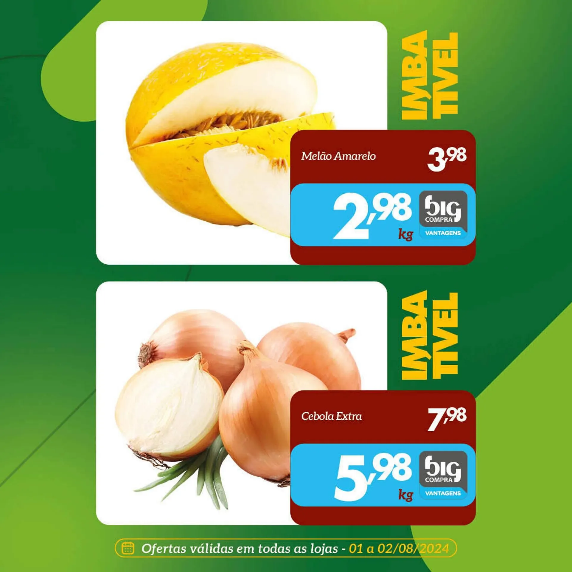 Encarte de Catálogo Supermercados Big Compra 1 de agosto até 2 de agosto 2024 - Pagina 2