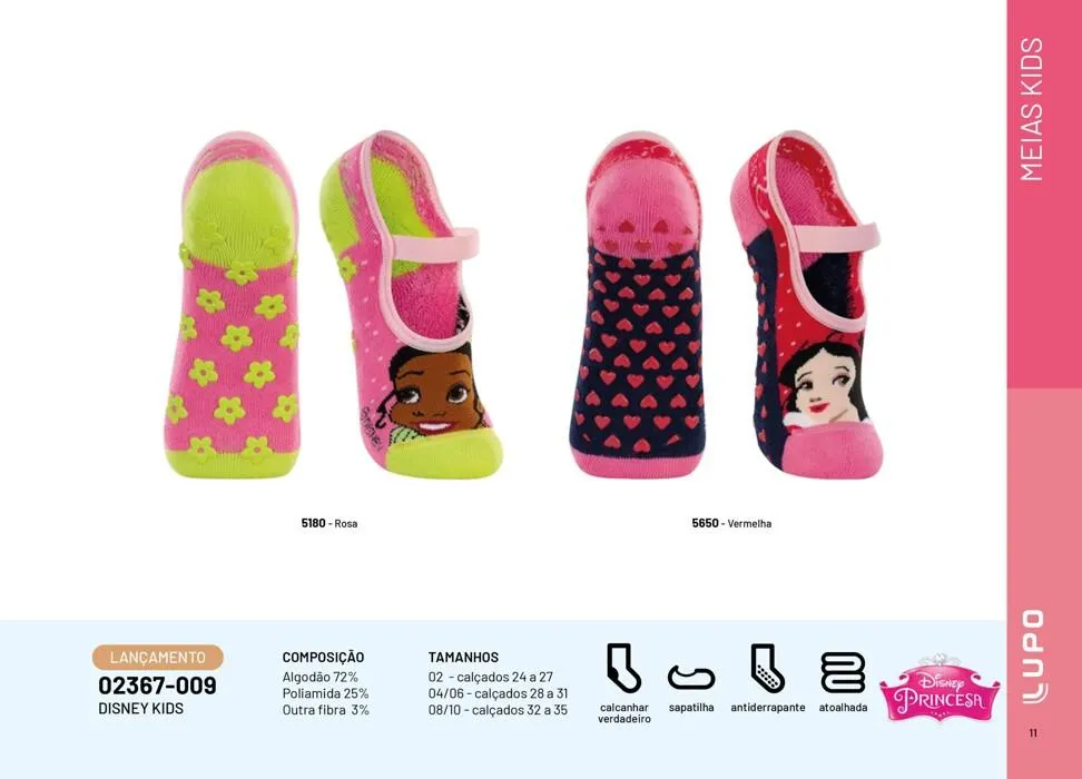 Encarte de Catálogo Meias Kids Verão 2023/24 28 de julho até 31 de dezembro 2024 - Pagina 11