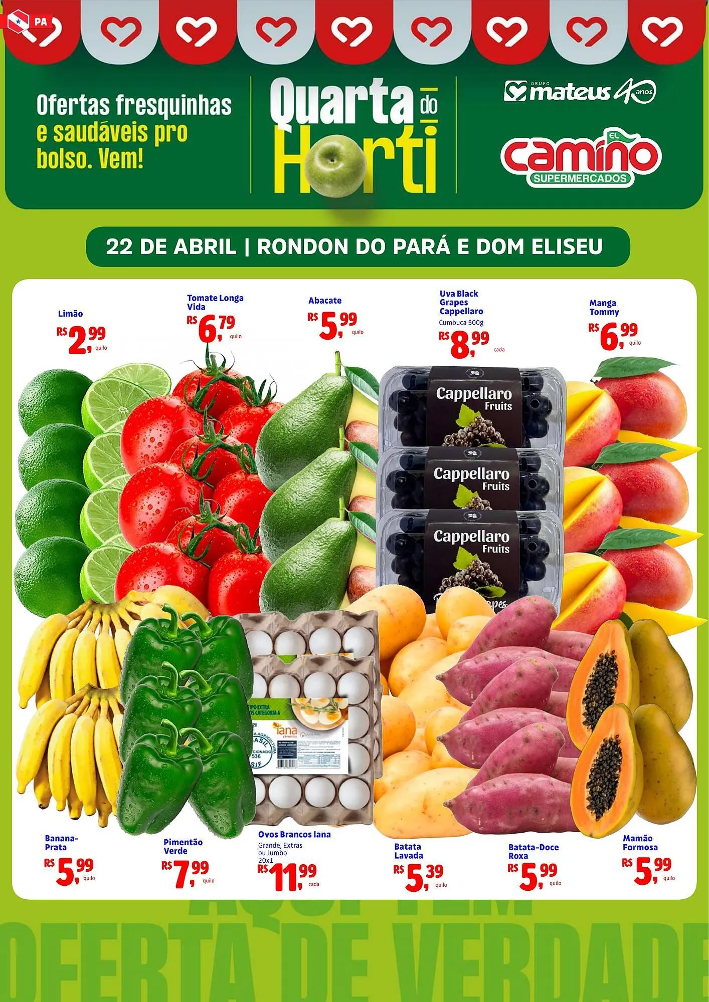 Encarte de Catálogo Camiño supermercados 22 de abril até 22 de abril 2026 - Pagina 1