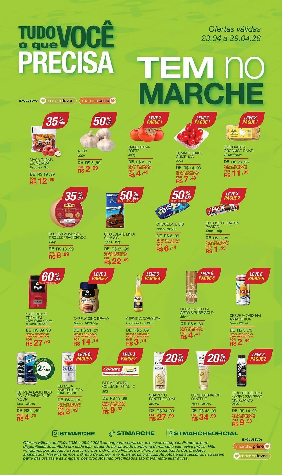 Encarte de Tabloide St Marche 23 de abril até 29 de abril 2026 - Pagina 1