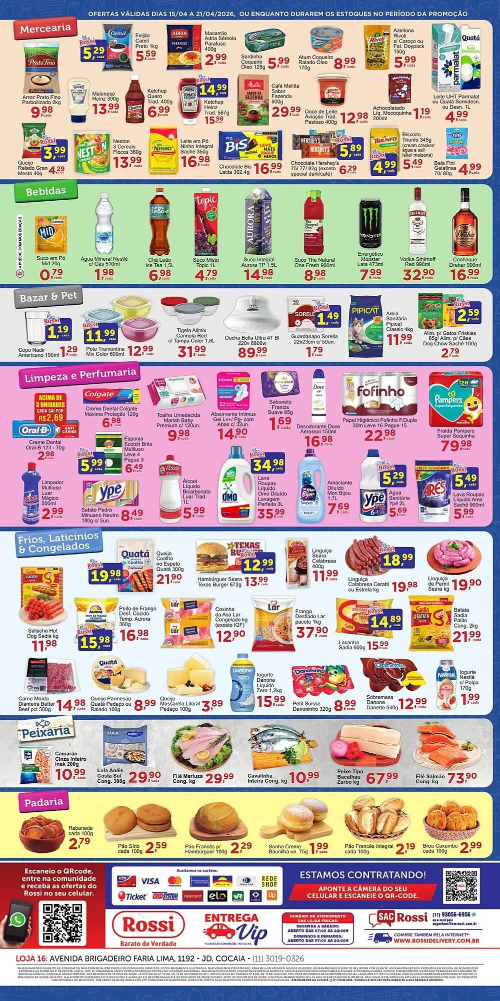 Encarte de Folheto Rossi Supermercado 15 de abril até 21 de abril 2026 - Pagina 2