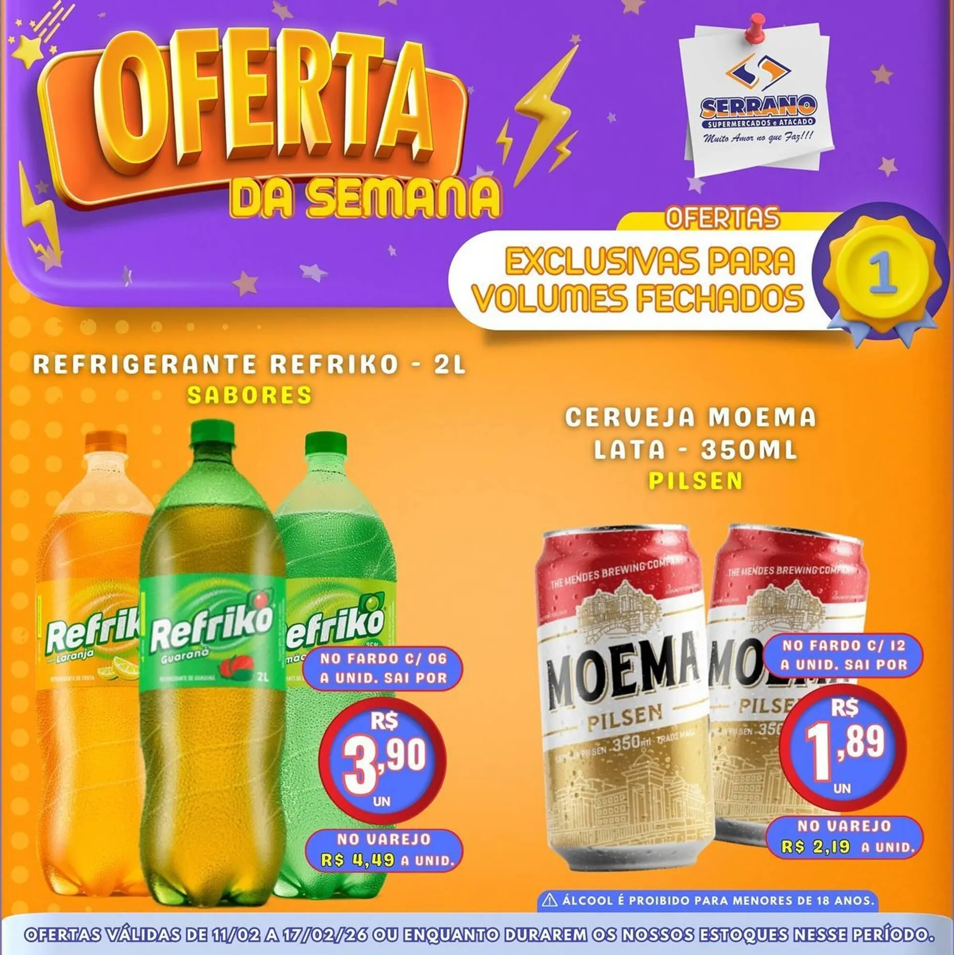 Encarte de Catálogo Serrano Supermercado 11 de fevereiro até 17 de fevereiro 2026 - Pagina 7