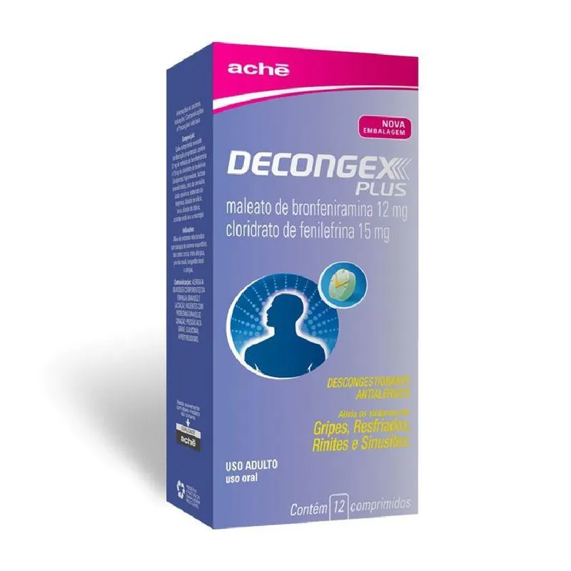 DECONGEX PLUS 12 COMP