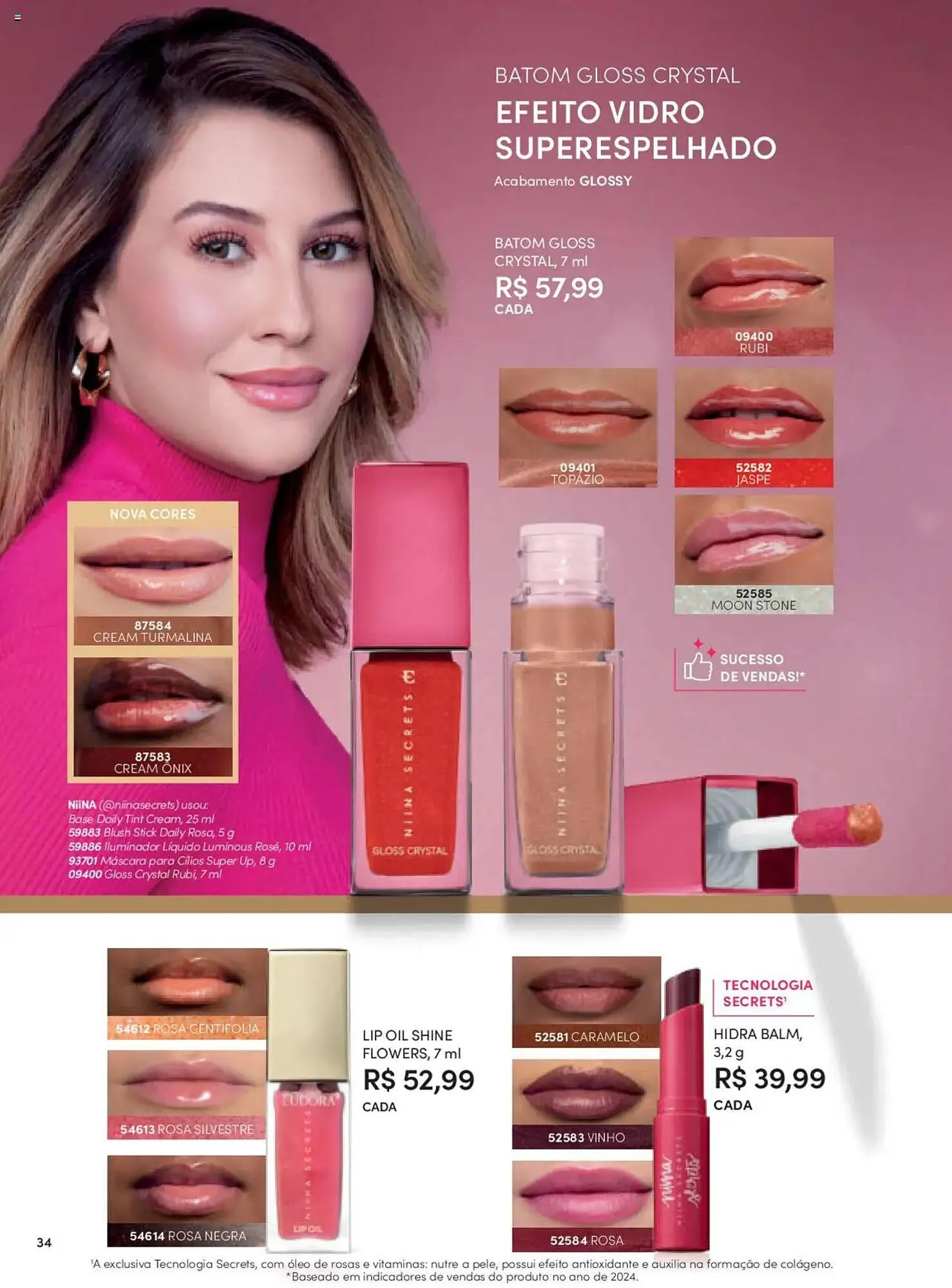 Encarte de Catálogo Eudora 8 de setembro até 3 de outubro 2025 - Pagina 34