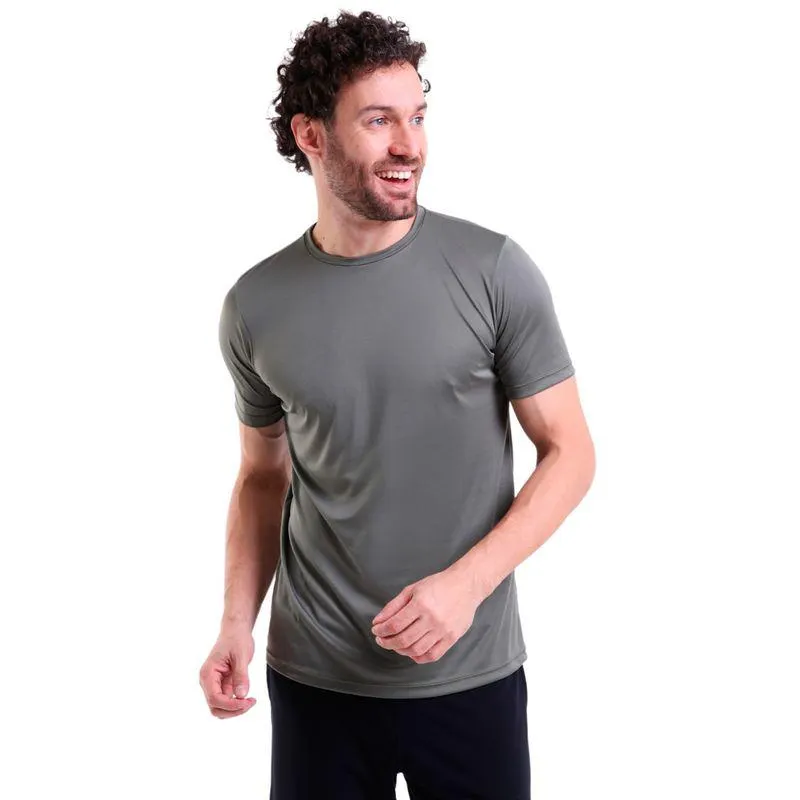 Camiseta Masculina Manga Curta Basic Trendz Verde Militar
