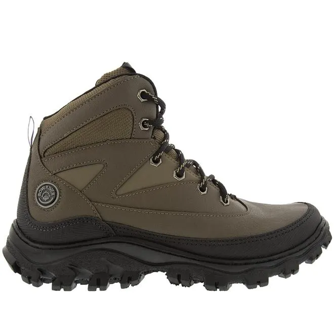 Bota Trekking Bow River Recortes Marrom